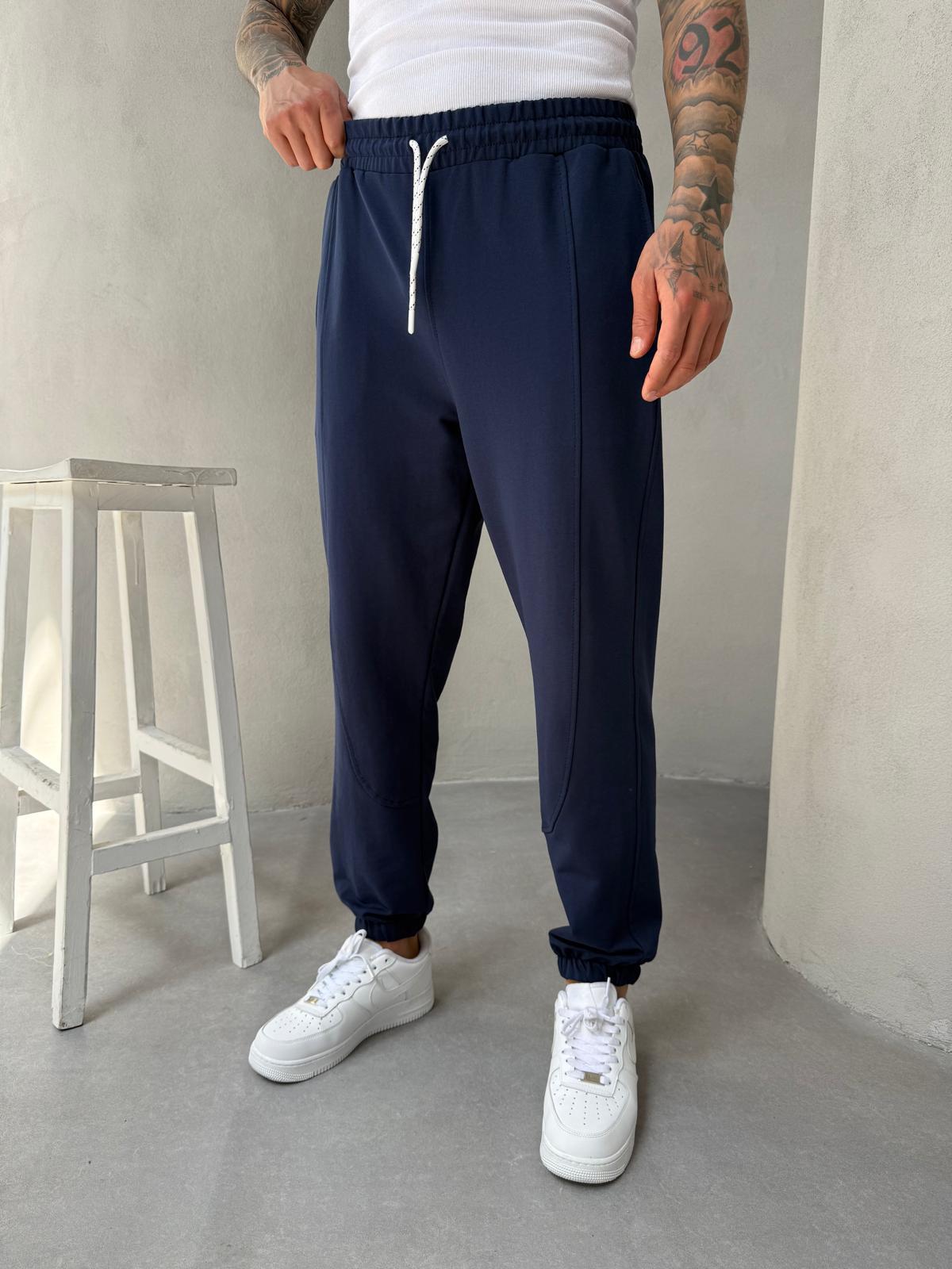 Lacivert Paça Lastik Eşofman