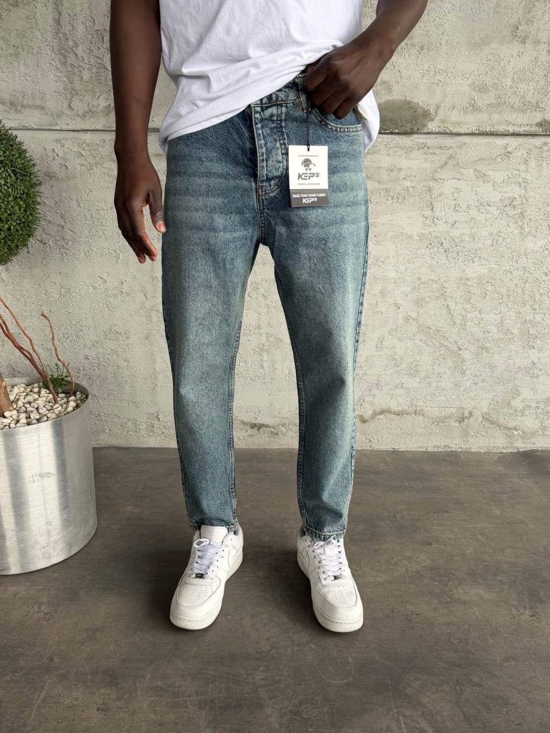 Mavi Yıkamalı Boyfriend Jean