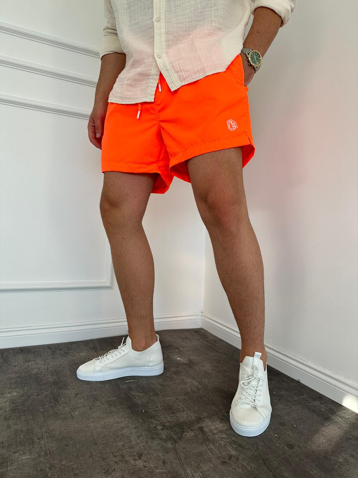 Turuncu Deniz Şortu