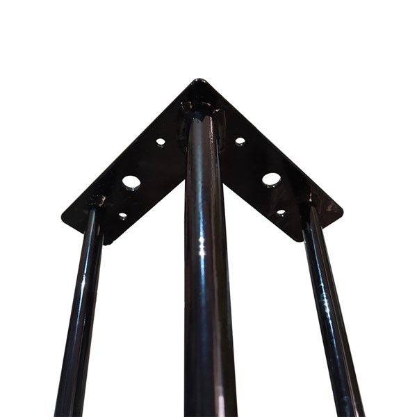 Demir Masa Ayağı Dresuar Ayağı Siyah Masa Ayağı Oval Tasarım