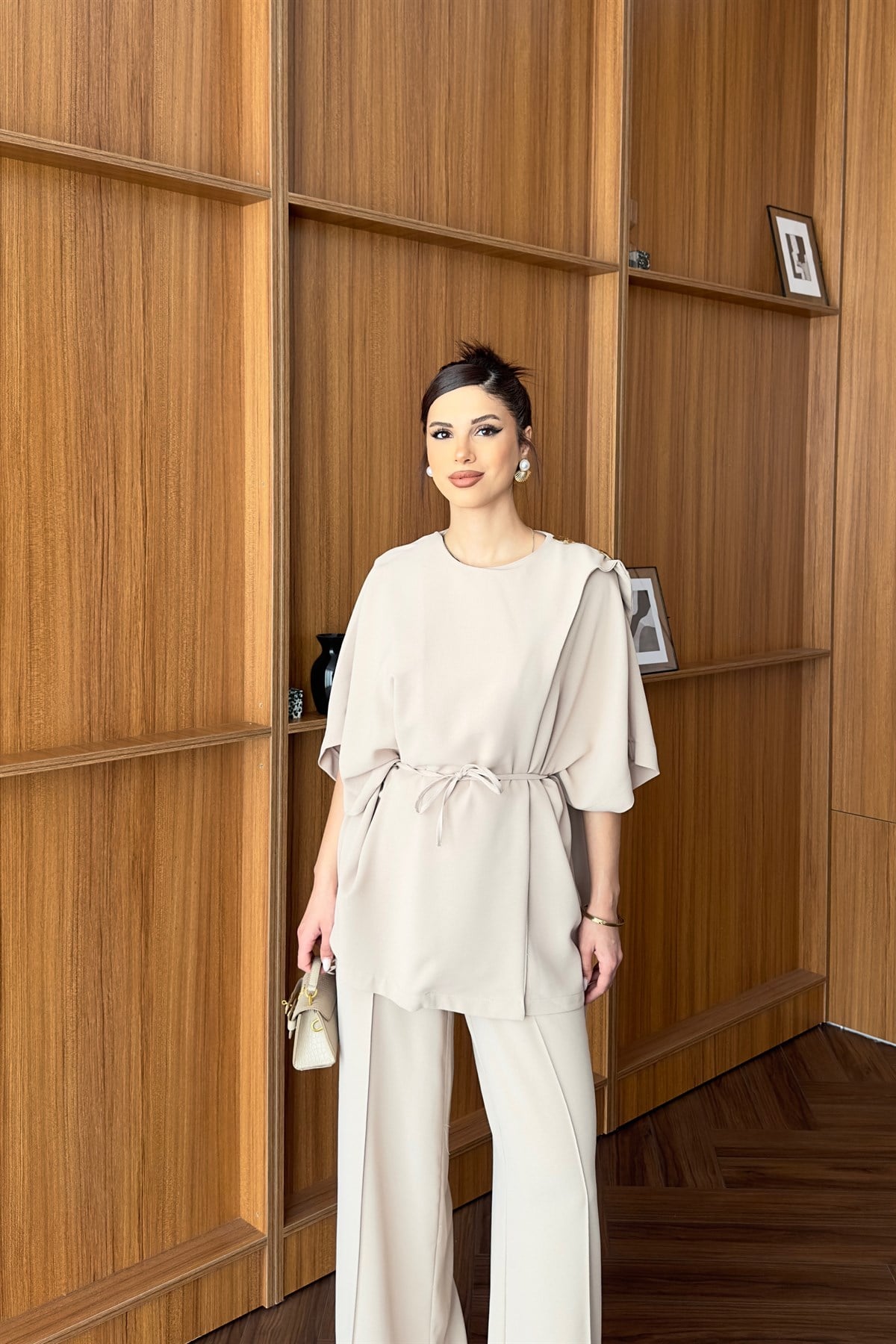 Apoletli Pantolon Takım - TAŞ