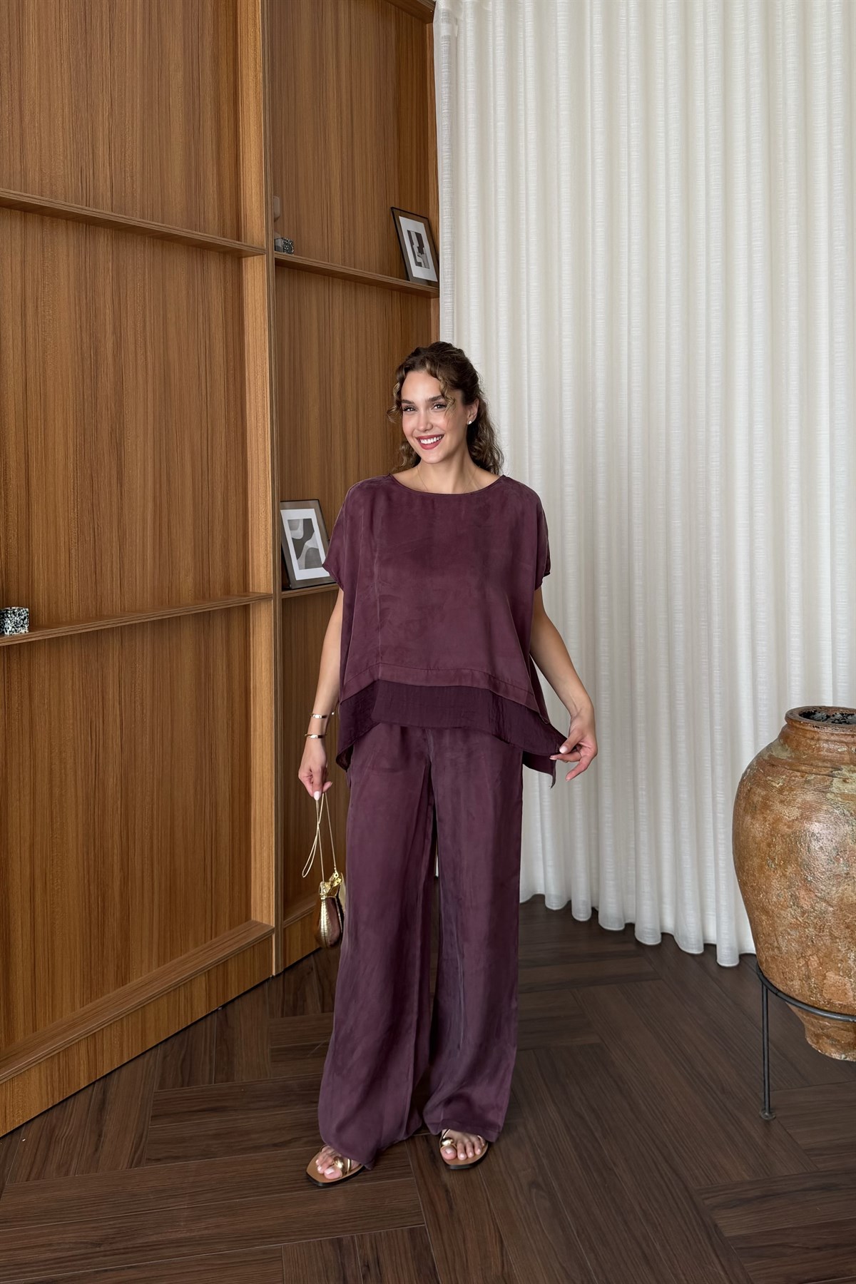 Bluz Pantolon Takım - MÜRDÜM