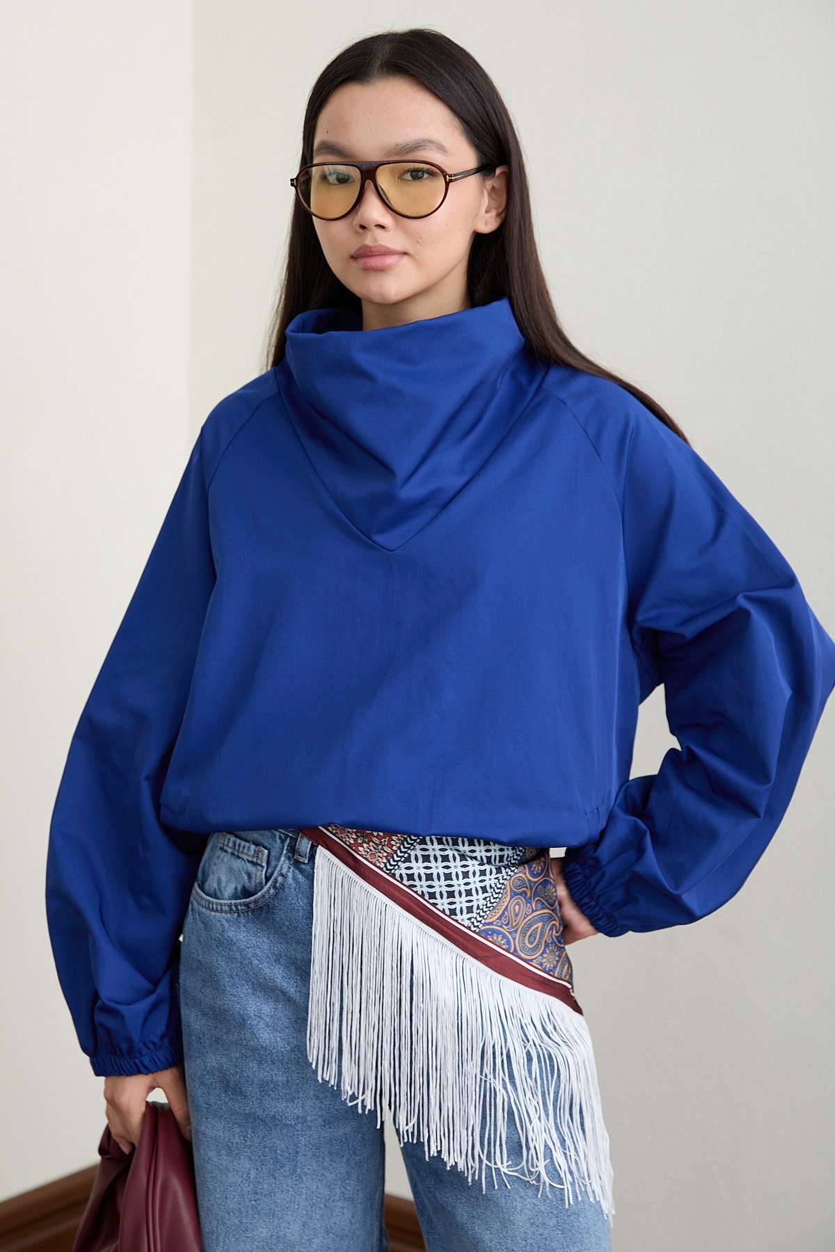 Degaje Yaka Bomber Ceket - SAKS