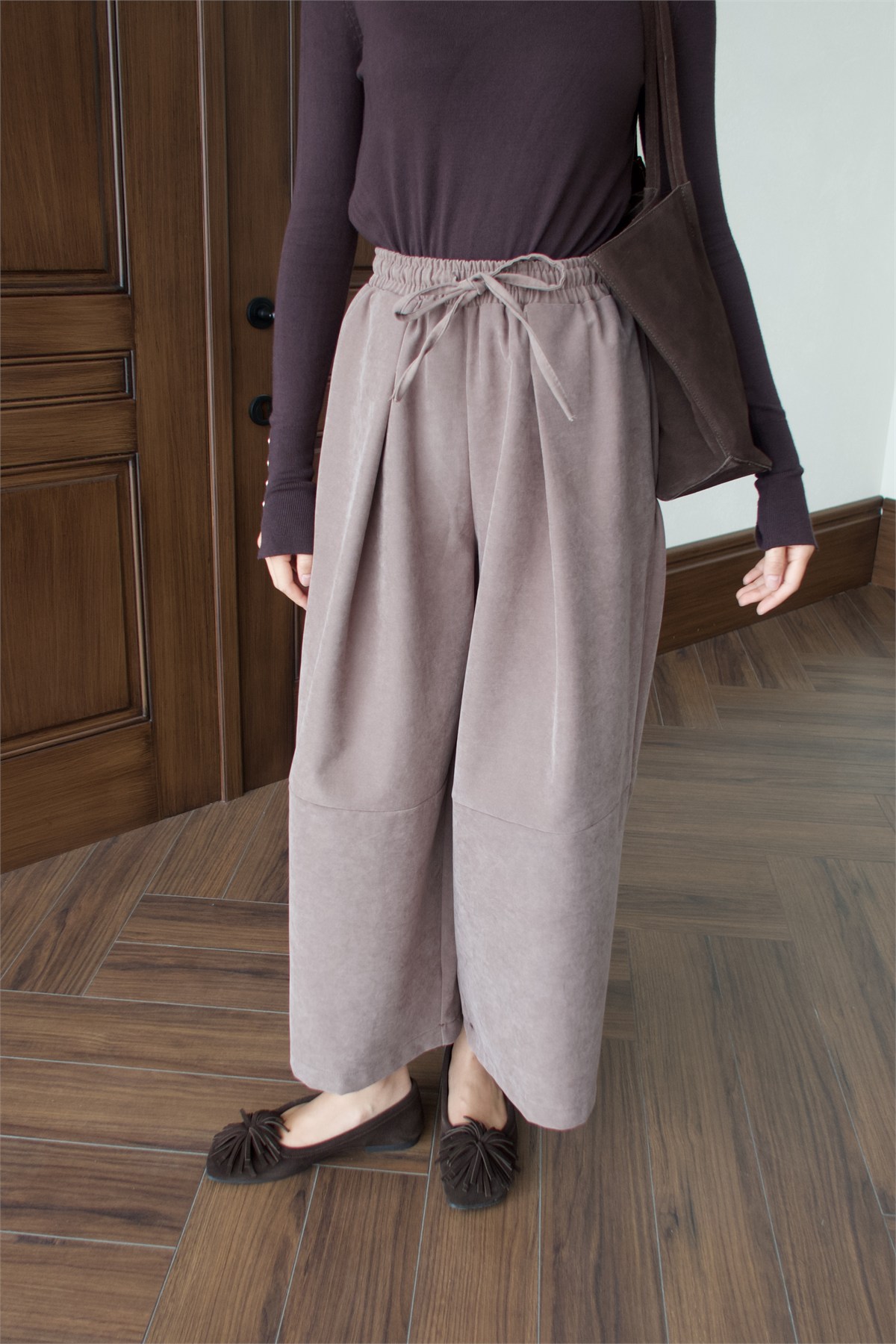 Gabardin Pantolon - KOYU VİZON