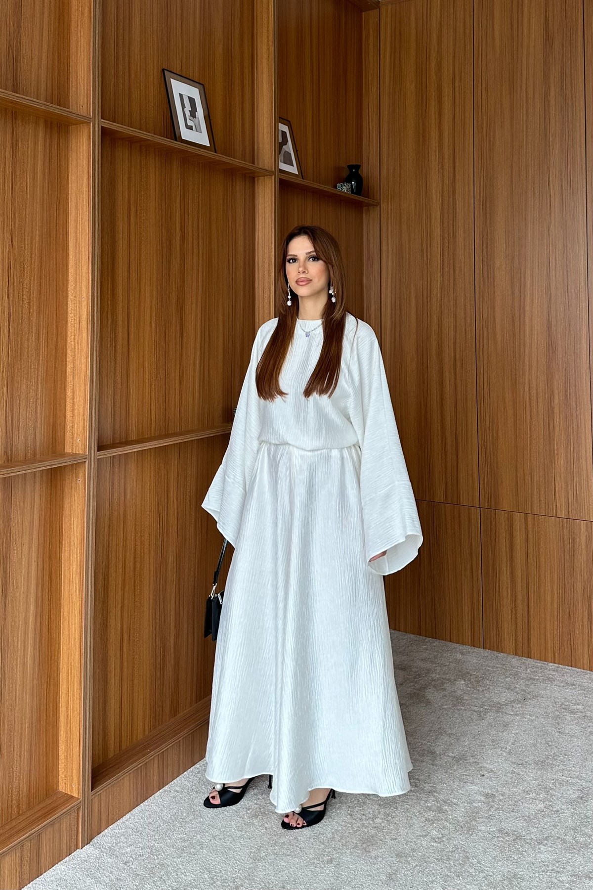 Jakarlı Pantolon Takım - EKRU