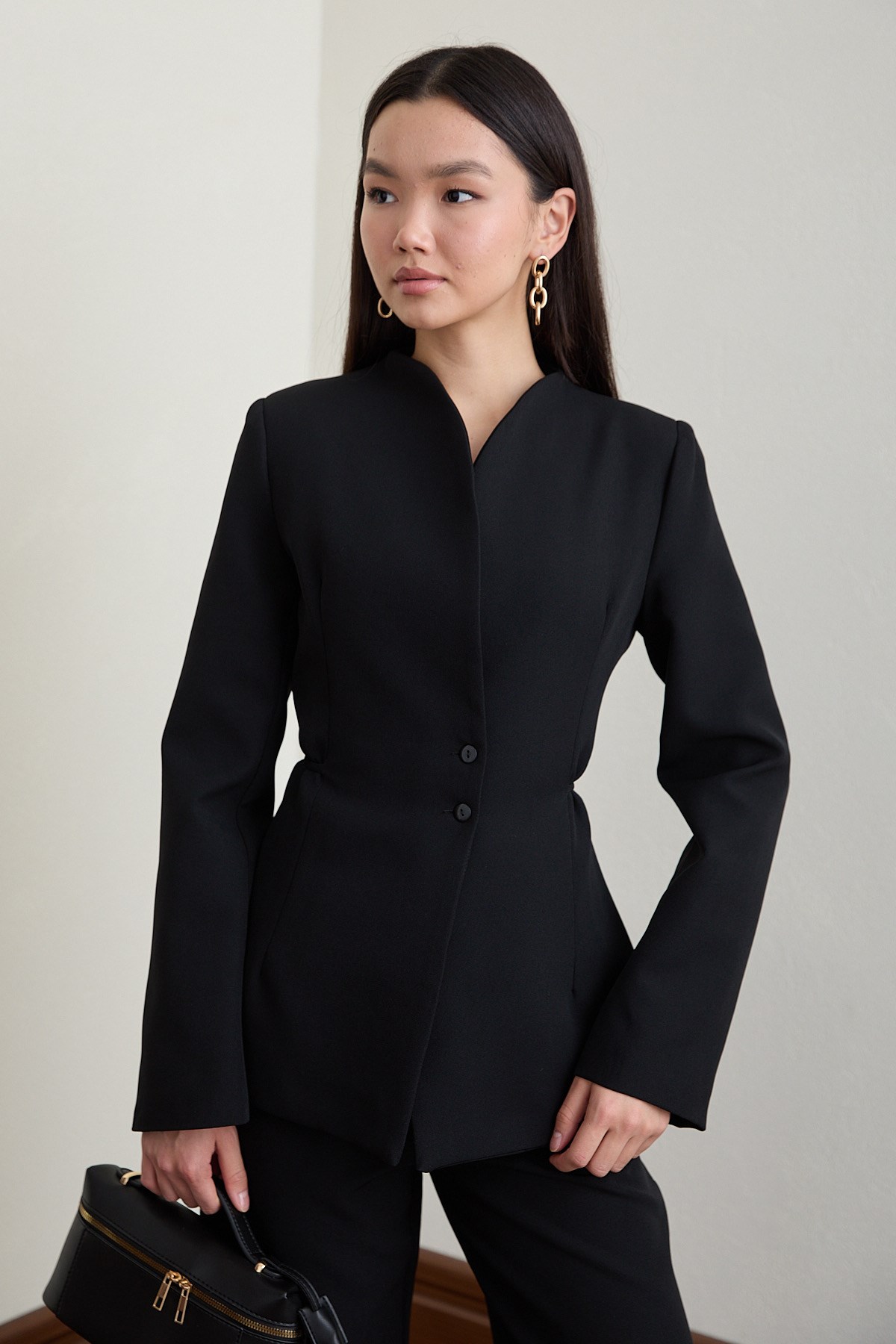 Mira Blazer Pantolon Takım - SİYAH