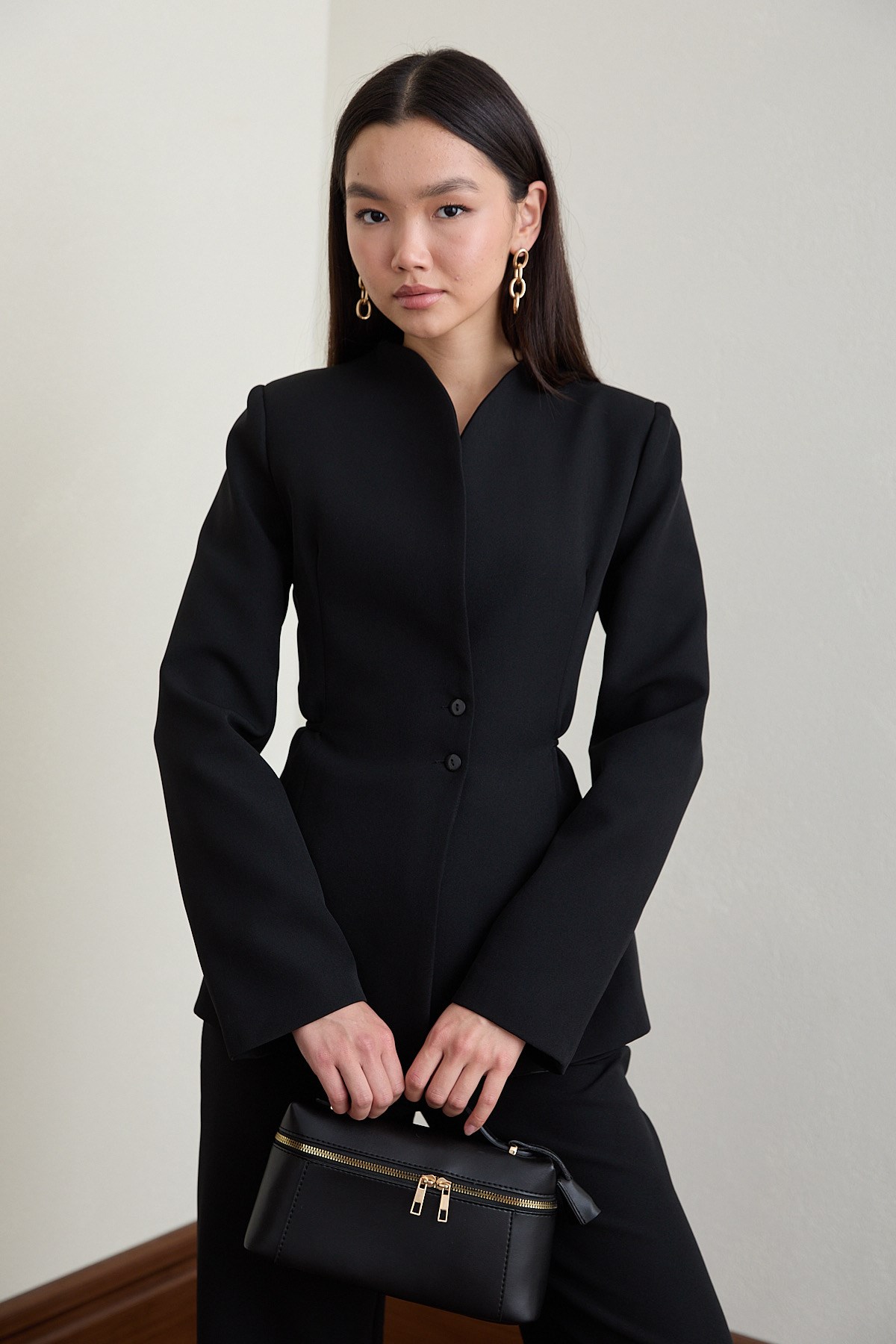 Mira Blazer Pantolon Takım - SİYAH