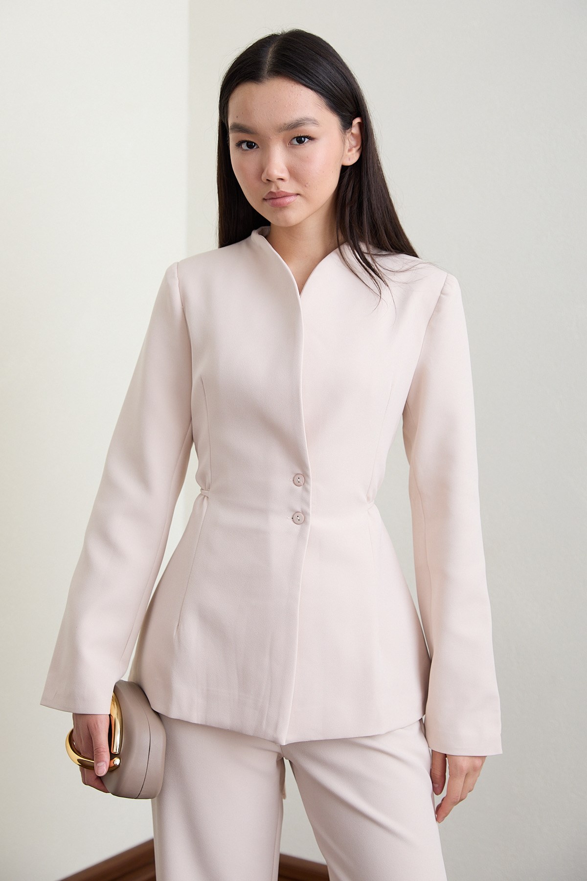 Mira Blazer Pantolon Takım - TAŞ