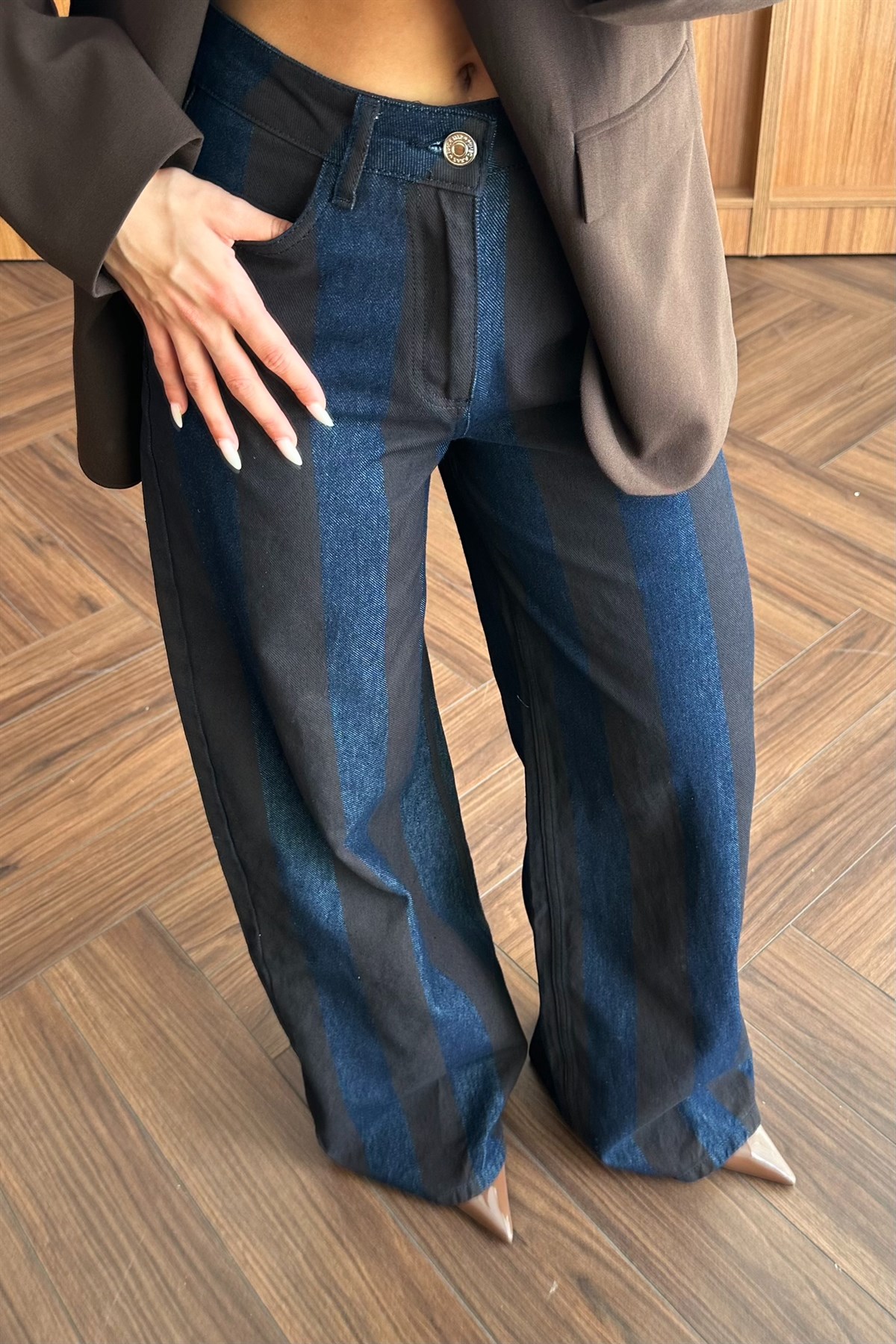 Zra Muadil Denim Pantolon - LACİVERT
