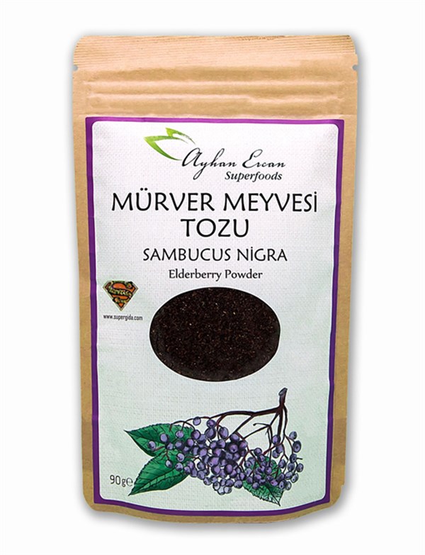 Ayhan Ercan Superfoods Mürver Meyvesi Tozu (Sambucus Nigra) 90 gr