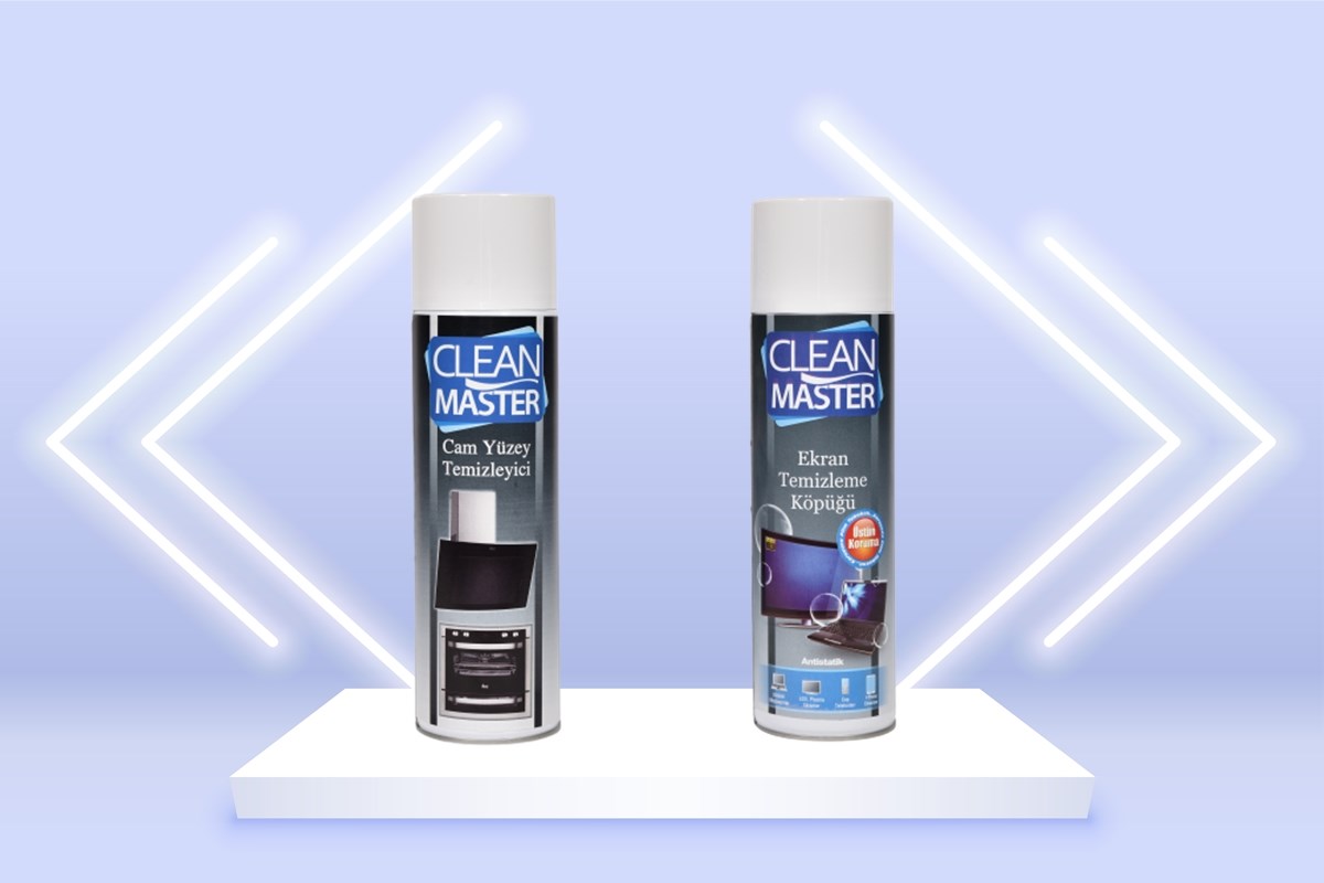 Avantaj Paketi 6 Cam Yüzey Temizleme 500 ml + Ekran Köpüğü 500 ml Clean Master