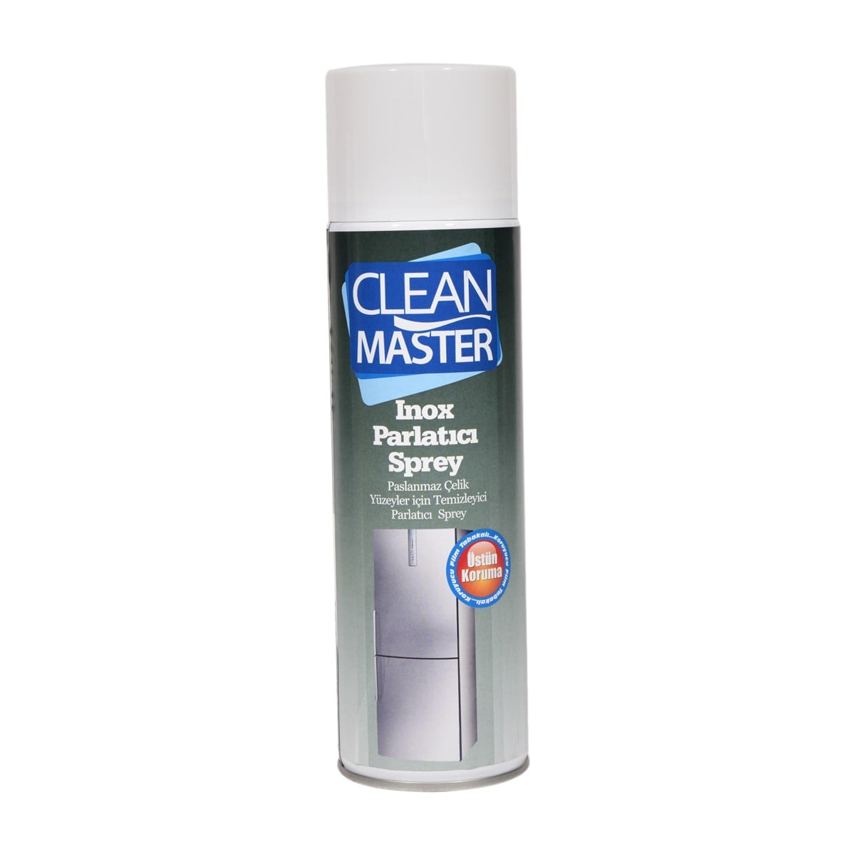 Clean Master Inox Parlatıcı Sprey 500 ml Paslanmaz Çelik Yüzeyler Clean Master
