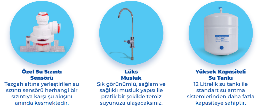 Clean Master Premium Pompasız 6 Filtreli Su Arıtma Cihazı 12 Lt