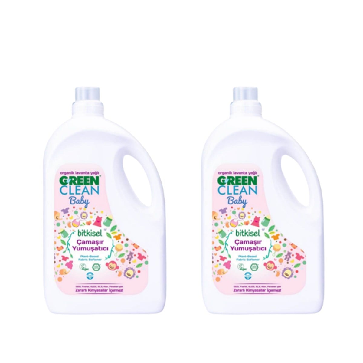 U Green Clean Baby Bitkisel Yumuşatıcı 2x 2750 ml Lavanta U Green Clean