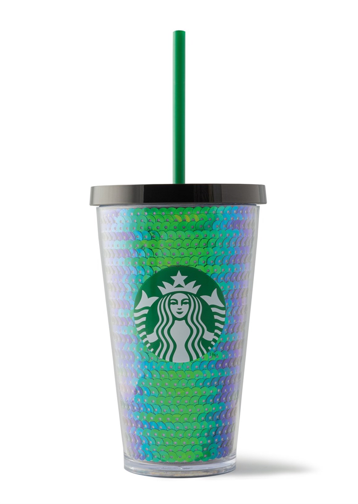 Starbucks®  Klasik Seri Soğuk İçecek Bardağı-Metalik Yeşil 473ml