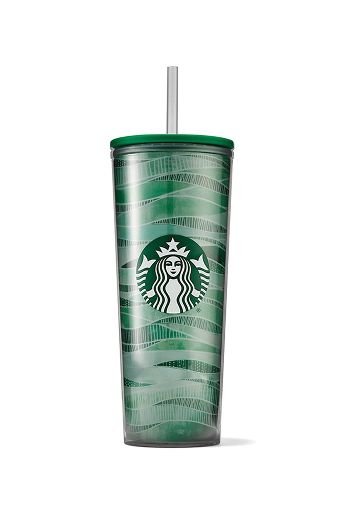 Starbucks® Puslu Yeşil Soğuk İçecek Bardağı  414 ml