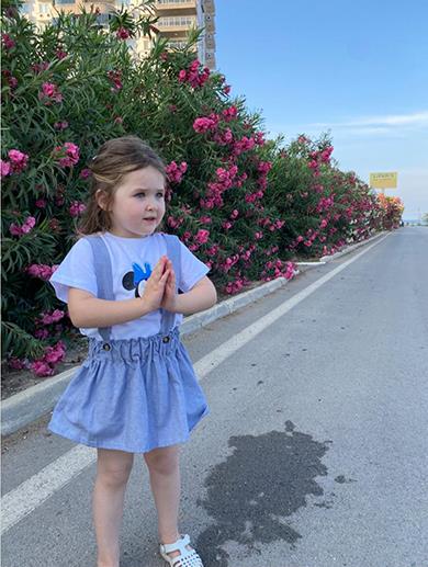 İPEK KİDS MİNNİE TSHİRT SALOPET 2 PARÇA ÜRÜN 