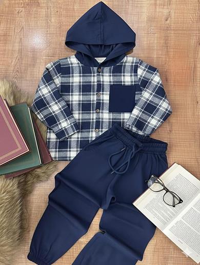 İPEKKİDS ERKEK ÇOCUK ODUNCU GÖMLEK GABARDİN PANTOLON LACİ