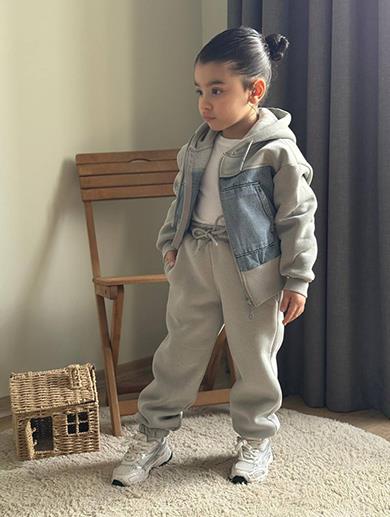 KIZ ÇOCUK GİYİM BALIKÇI YAKA BADY 2Lİ PAKET