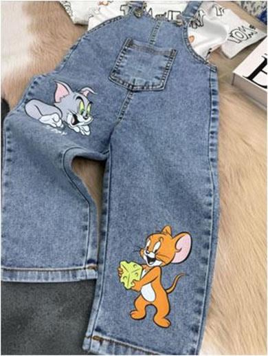 İPEK KİDS UNİSEX TOM VE JERRY SALOPET KOMBİN