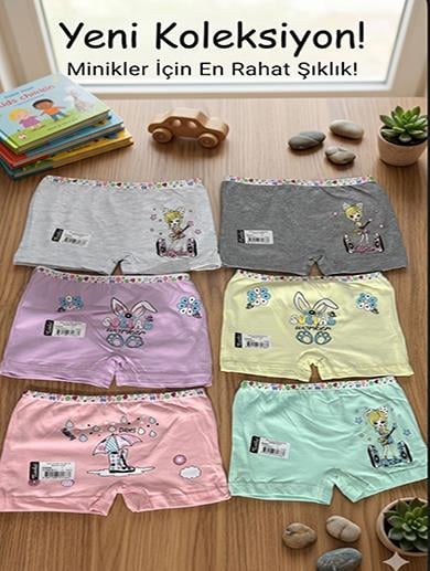 KIZ ÇOCUK GİYİM KAŞKORSE FİTİLLİ GÜLEN SURAT MEVSİMLİK TAYT PEMBE LİLA 2 Lİ PAKET
