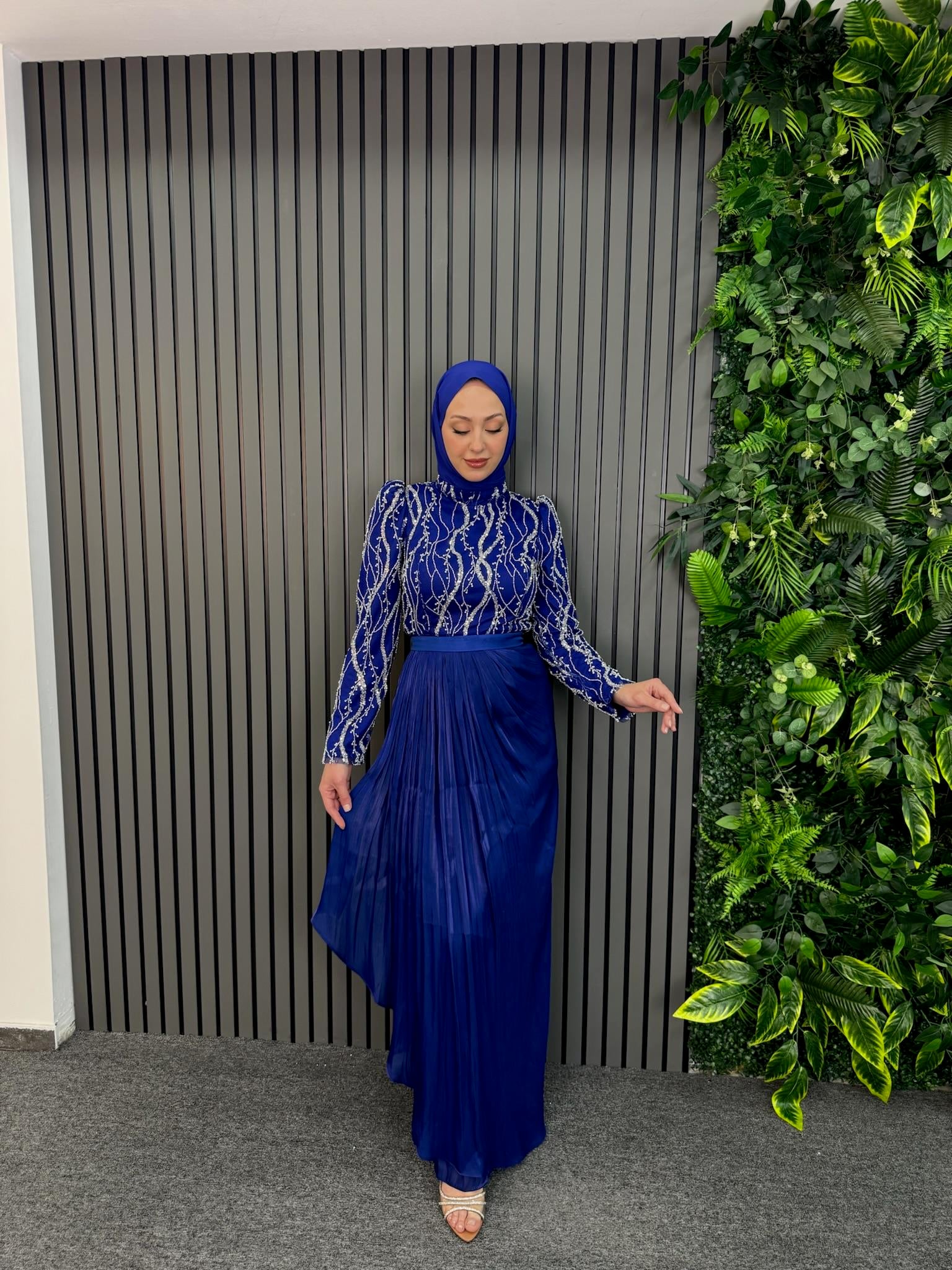 Abiye
Amour Abiye Saks Mavi