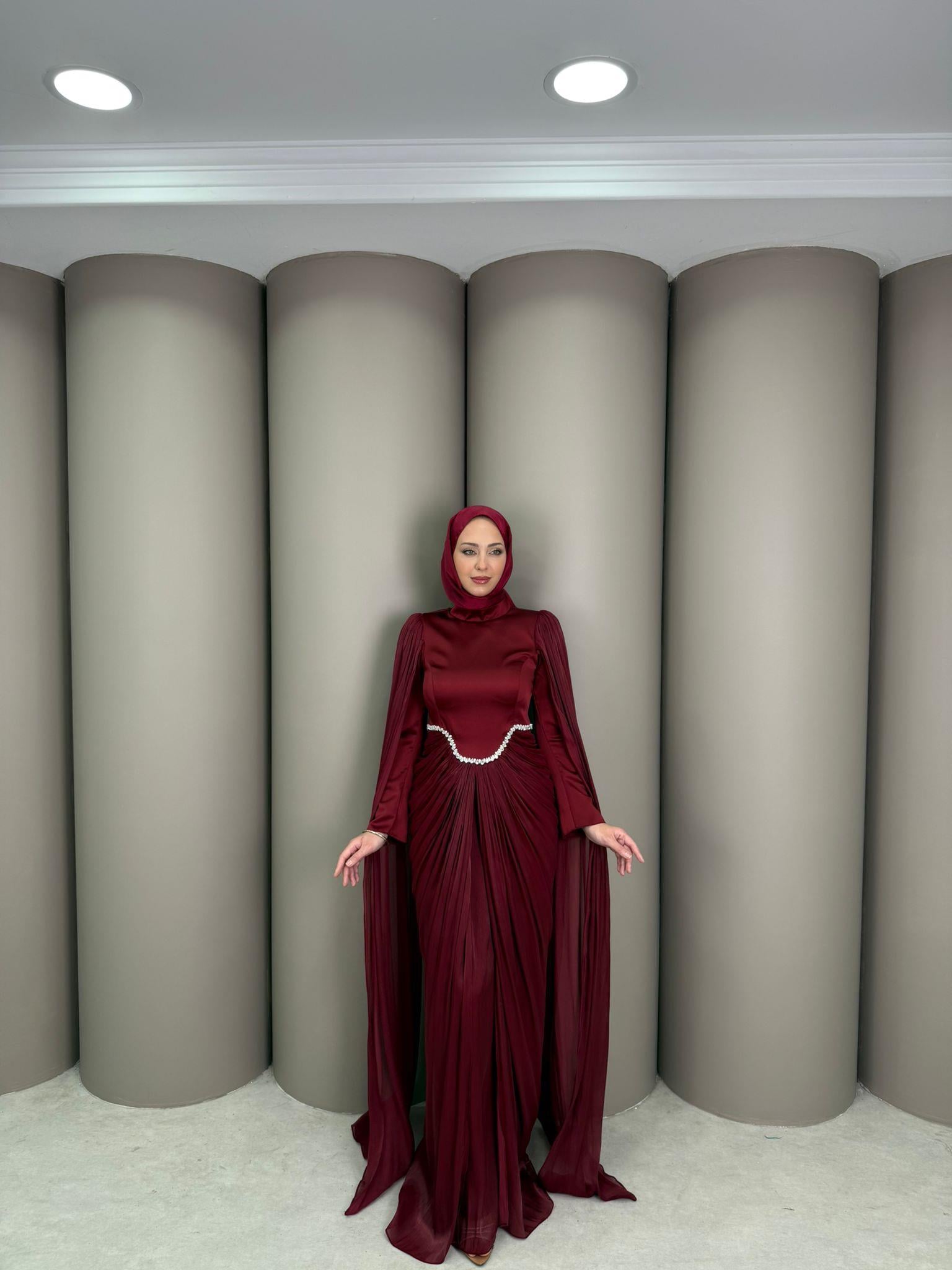 Abiye
Aura Abiye Bordo