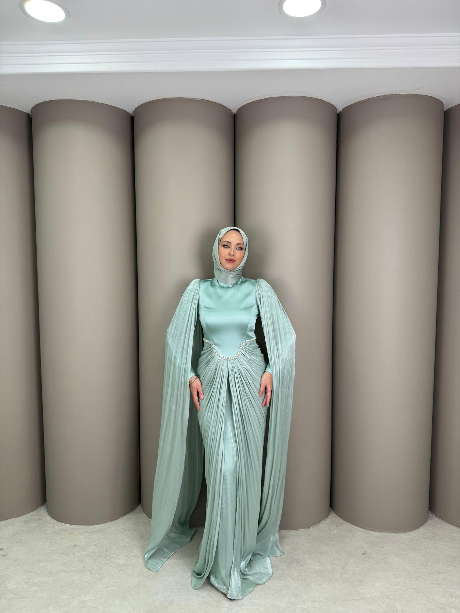 Abiye
Aura Abiye Mint Yeşil