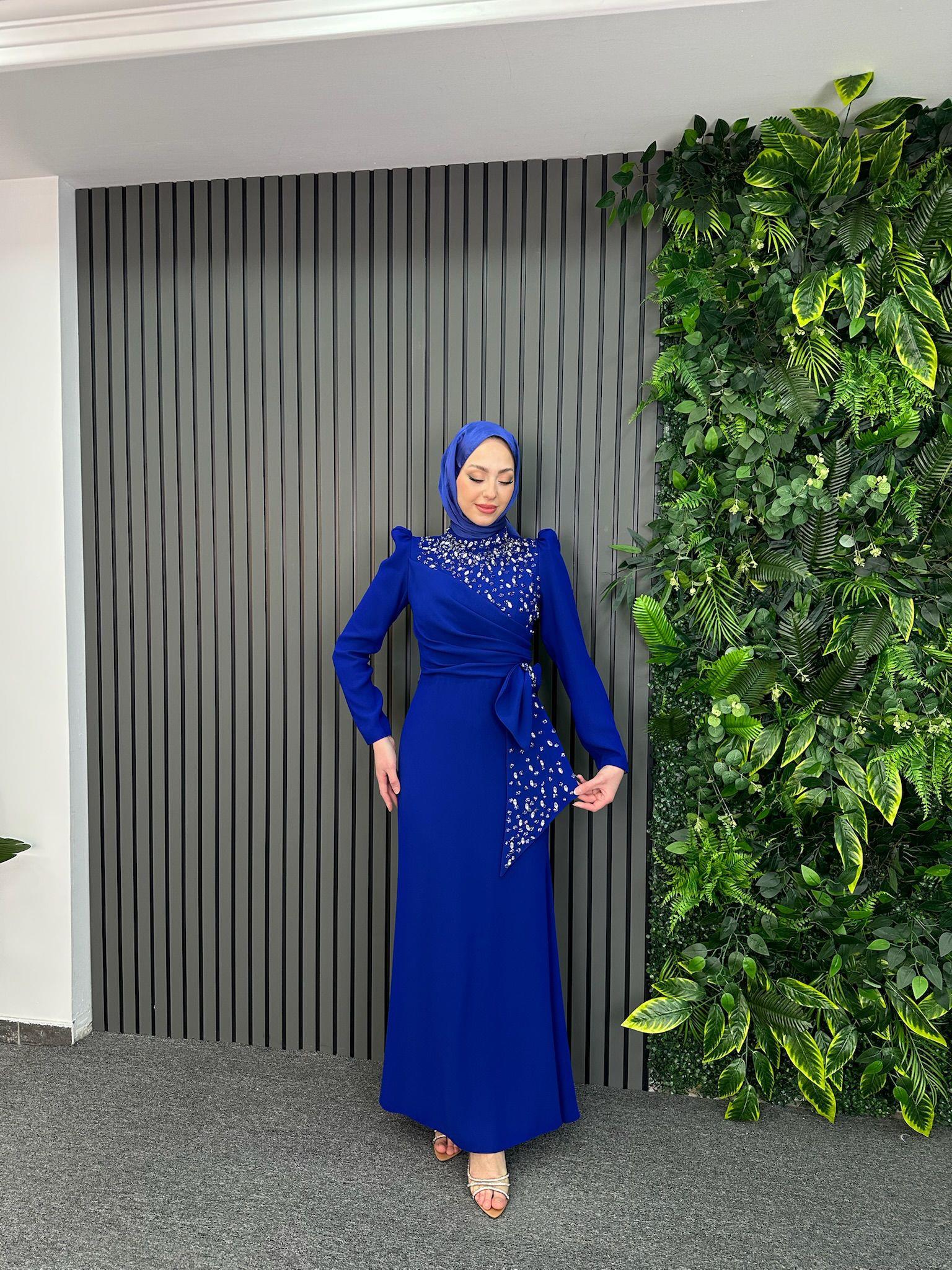 Abiye
Buket Abiye Saks Mavi