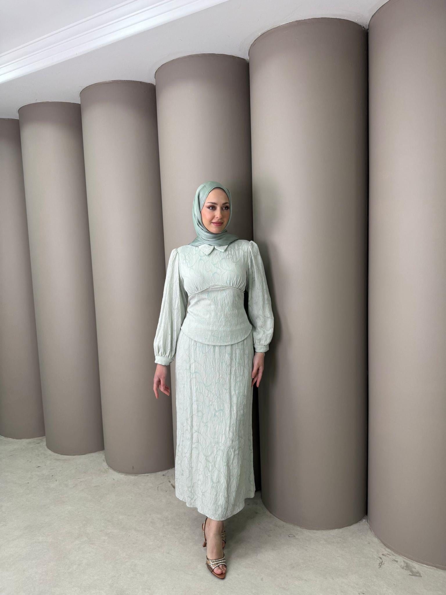 Abiye
Ebru Takım Su Yeşili 
