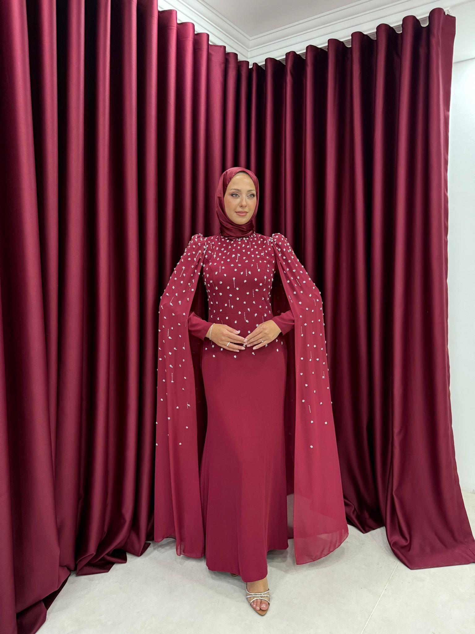 Abiye
Elçin Abiye Bordo