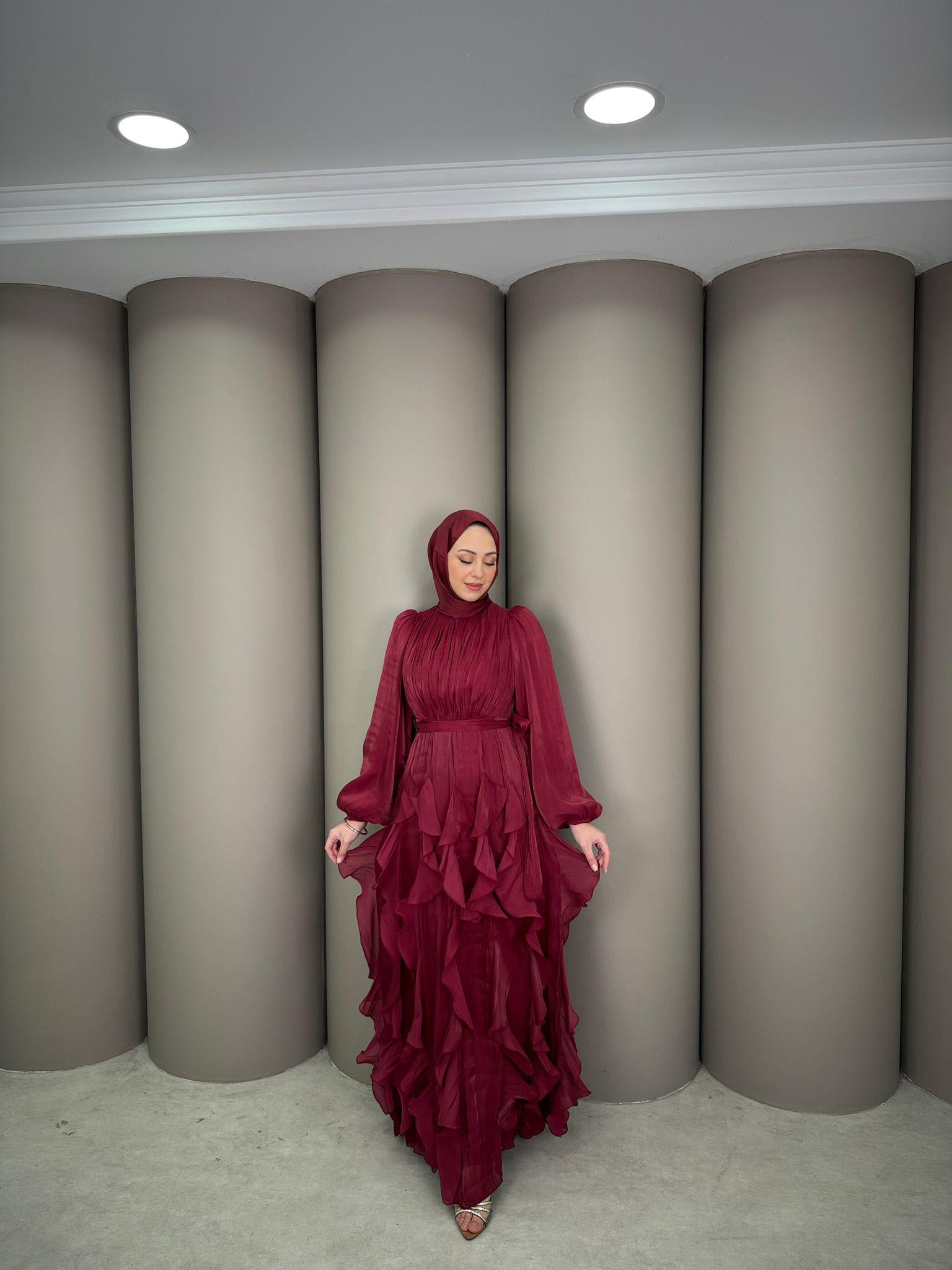 Abiye
Feza Abiye Bordo