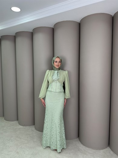 Abiye
Velvet Abiye Mint