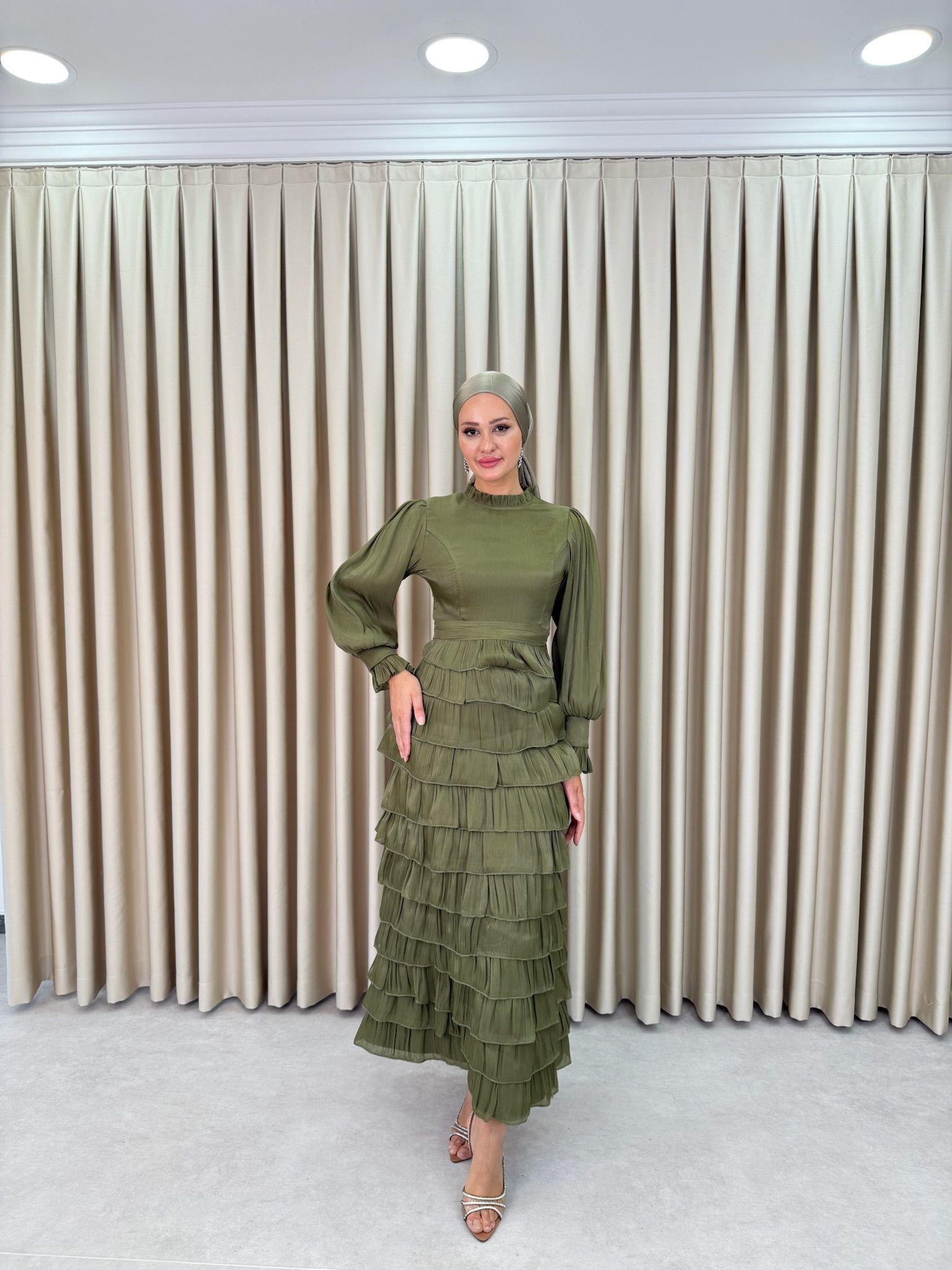 Abiye
Afra Abiye Yağ Yeşil