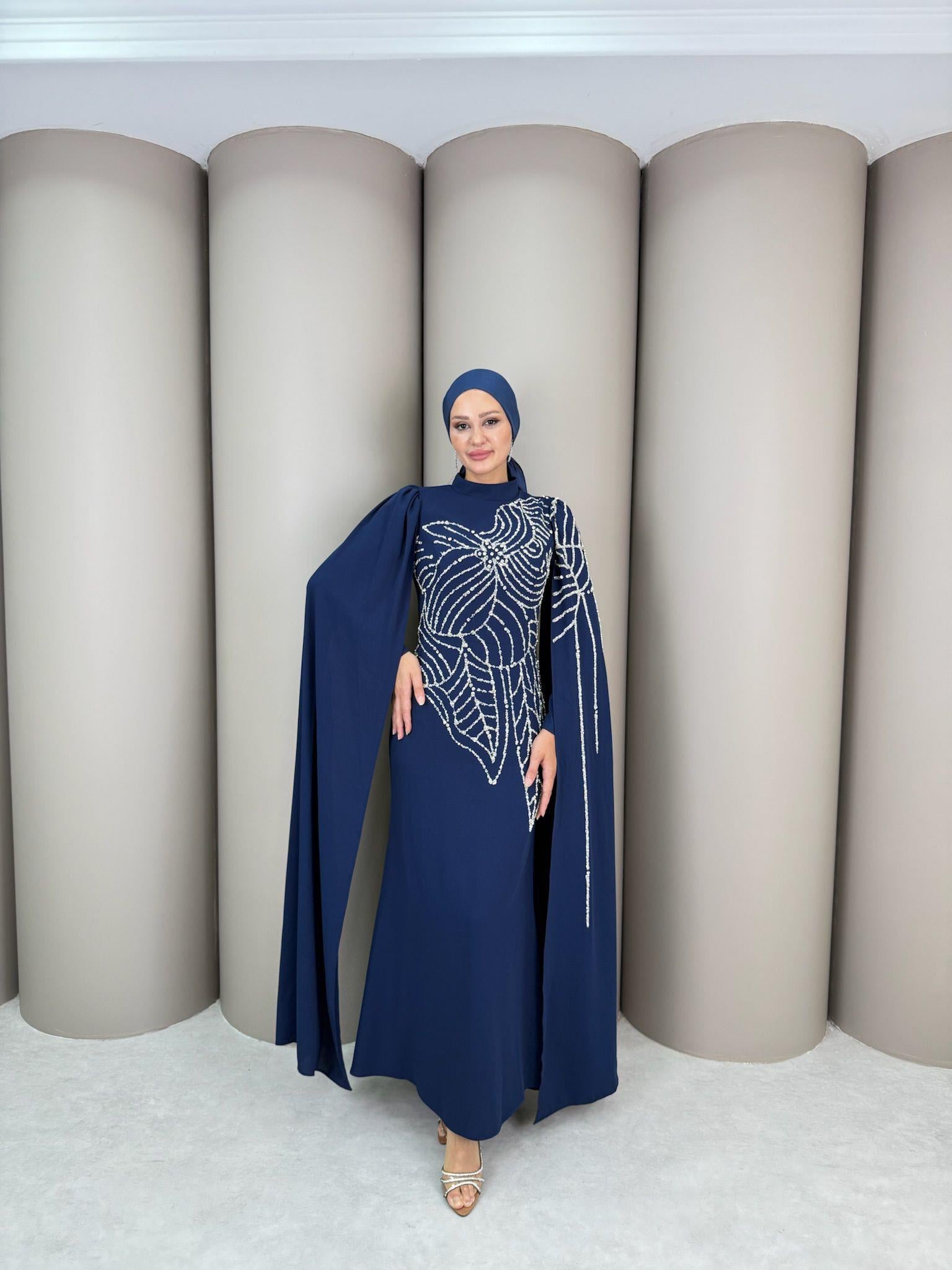 Abiye
Asil Abiye Lacivert