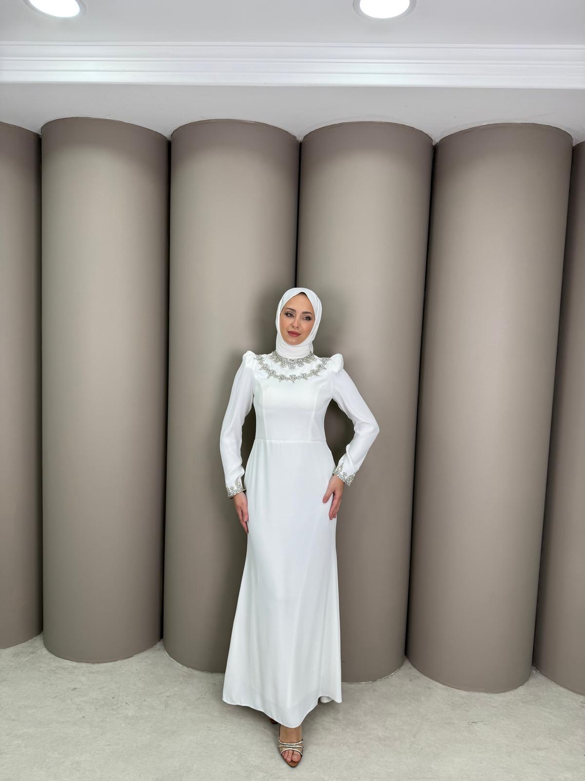 Abiye
Billur Abiye Beyaz