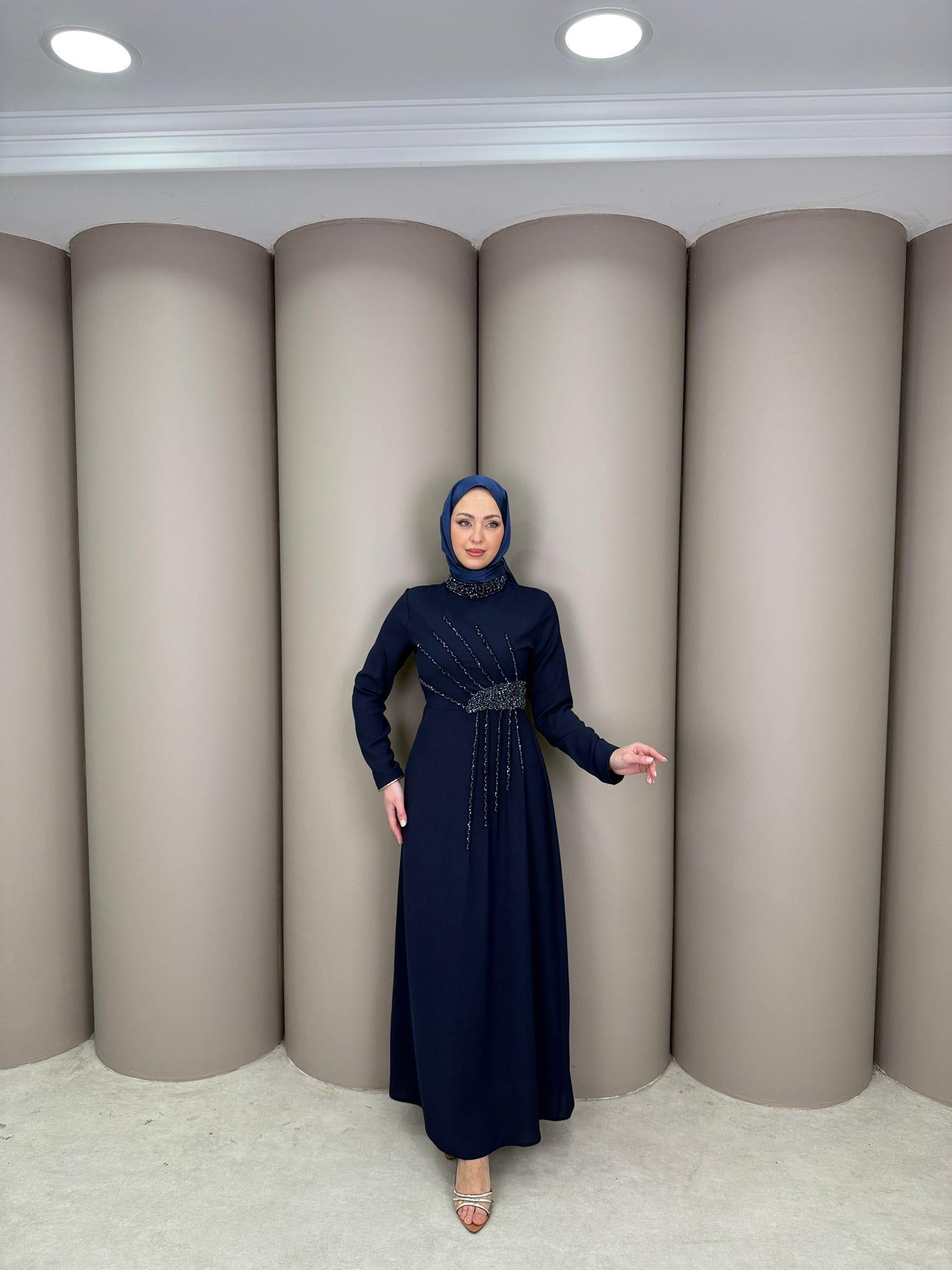 Abiye
Elena Abiye Koyu Lacivert