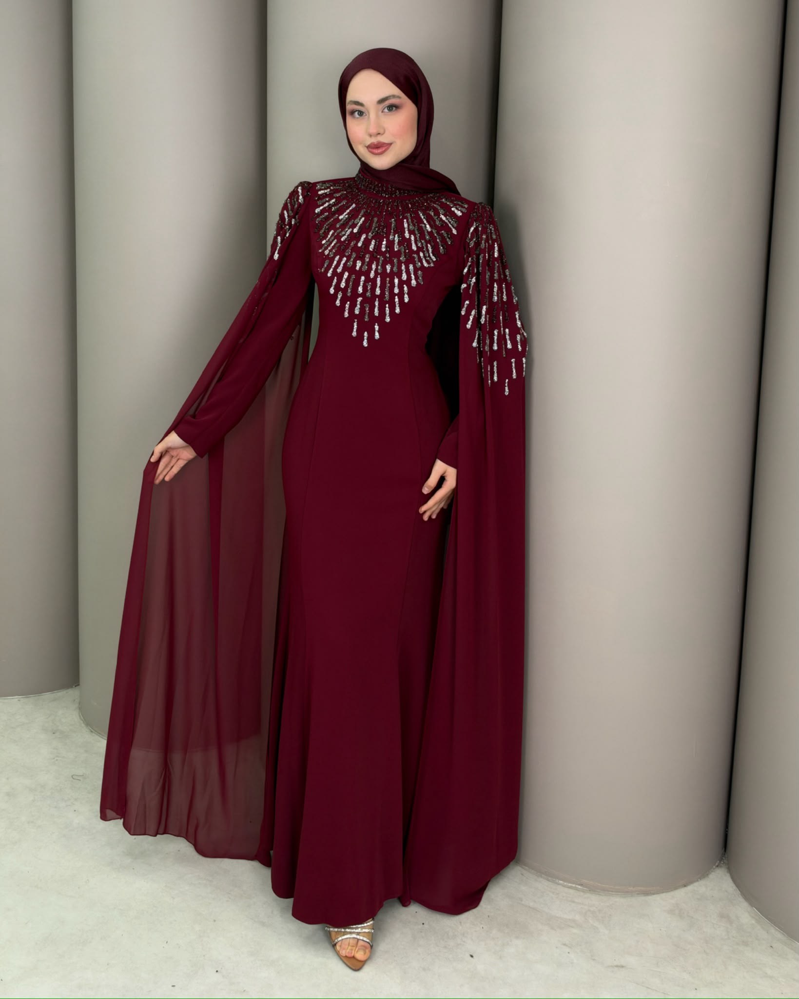 Abiye
Elow Abiye Bordo 