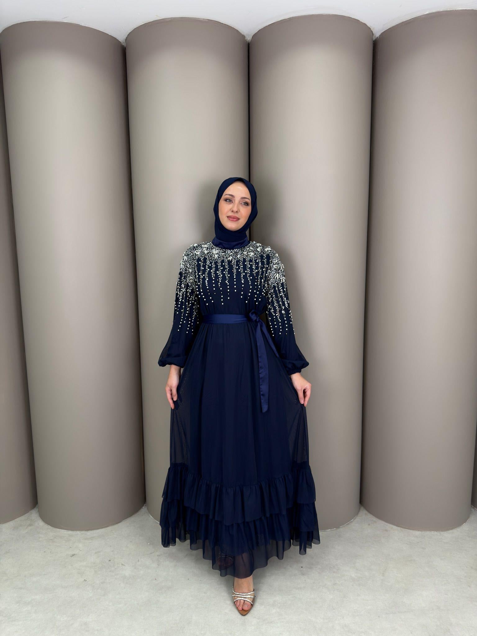 Abiye
Emsal Abiye Lacivert