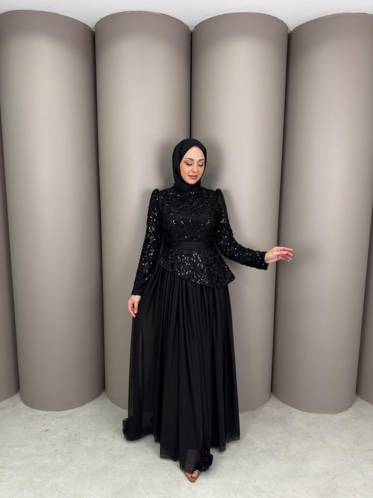 Abiye
Flower Abiye Siyah