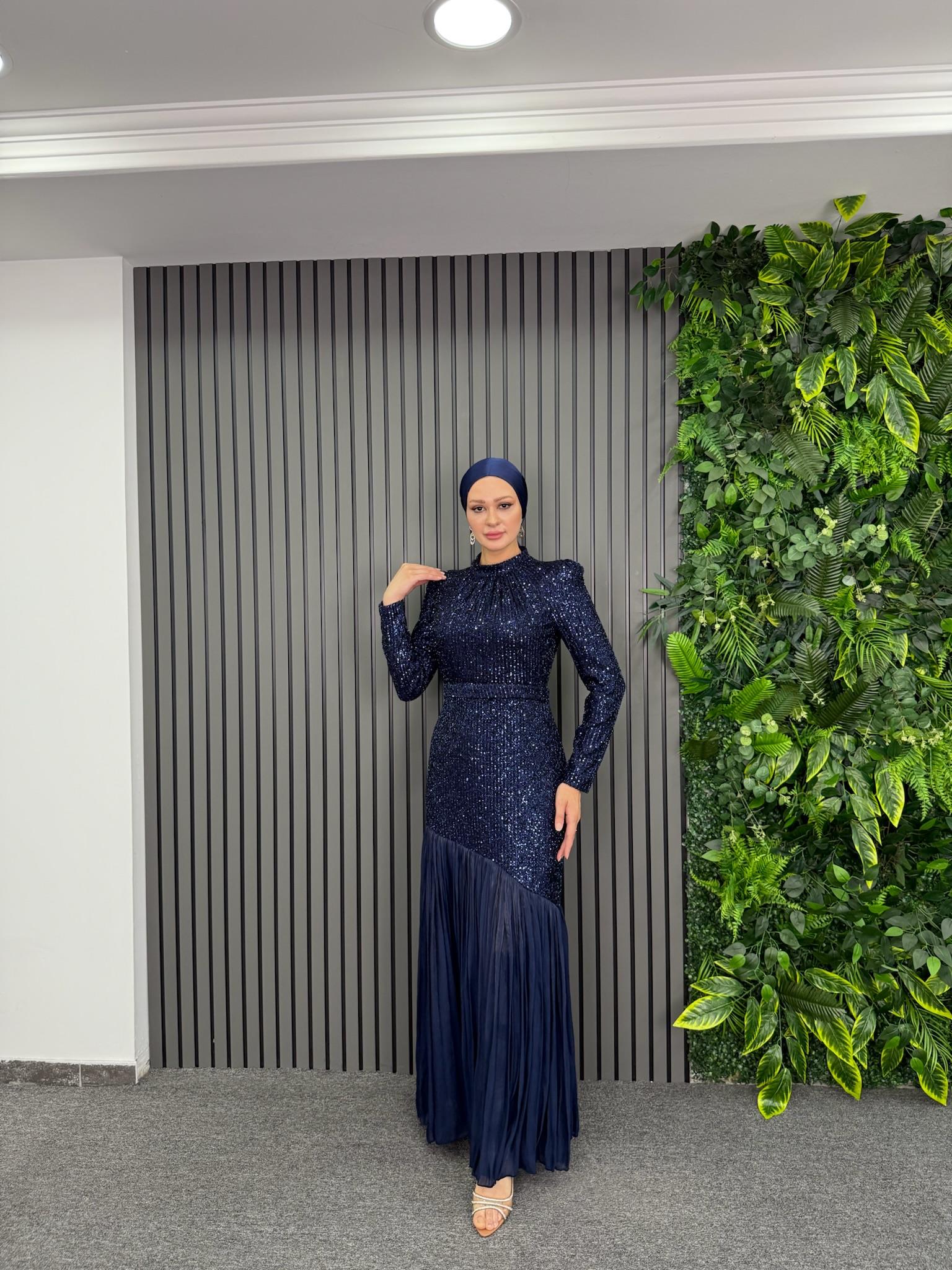 Abiye
Gökçe Abiye Lacivert