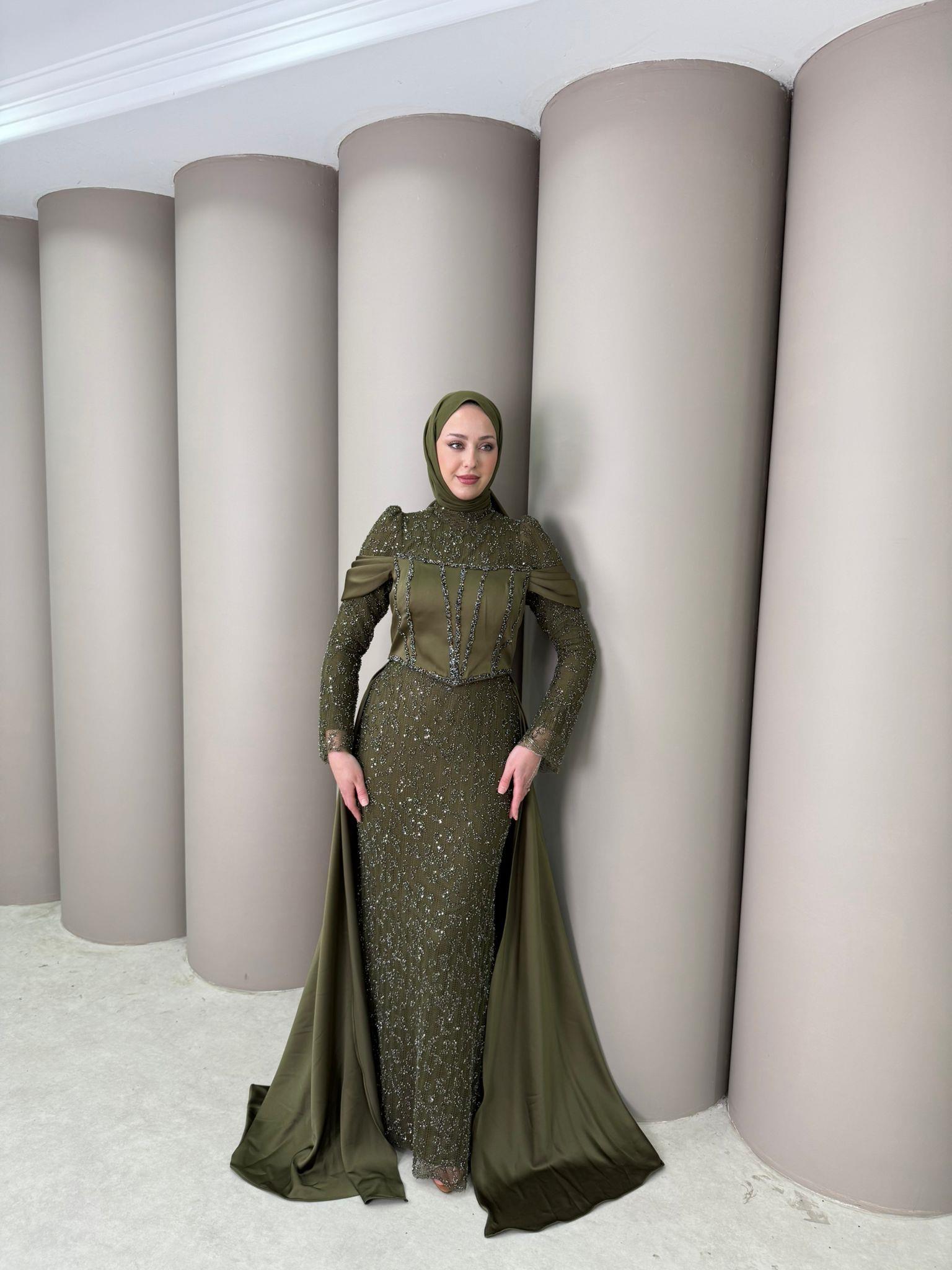 Abiye
Golden Abiye Haki 