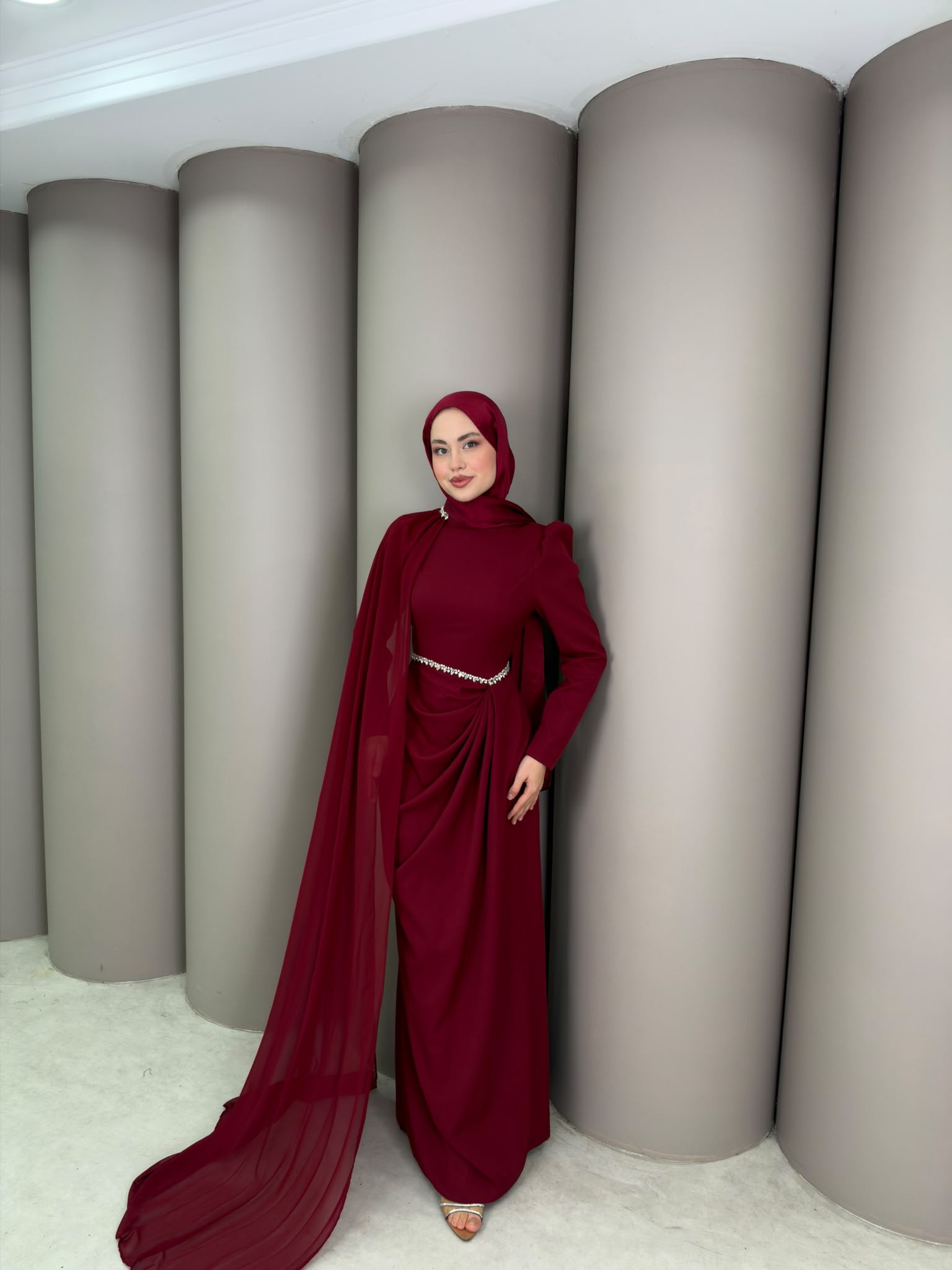 Abiye
Karmen Abiye Bordo 