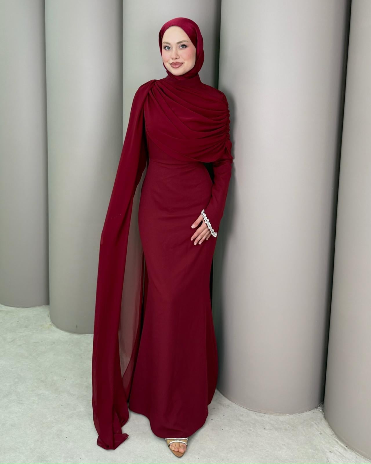 Abiye
Karsu Abiye Bordo 