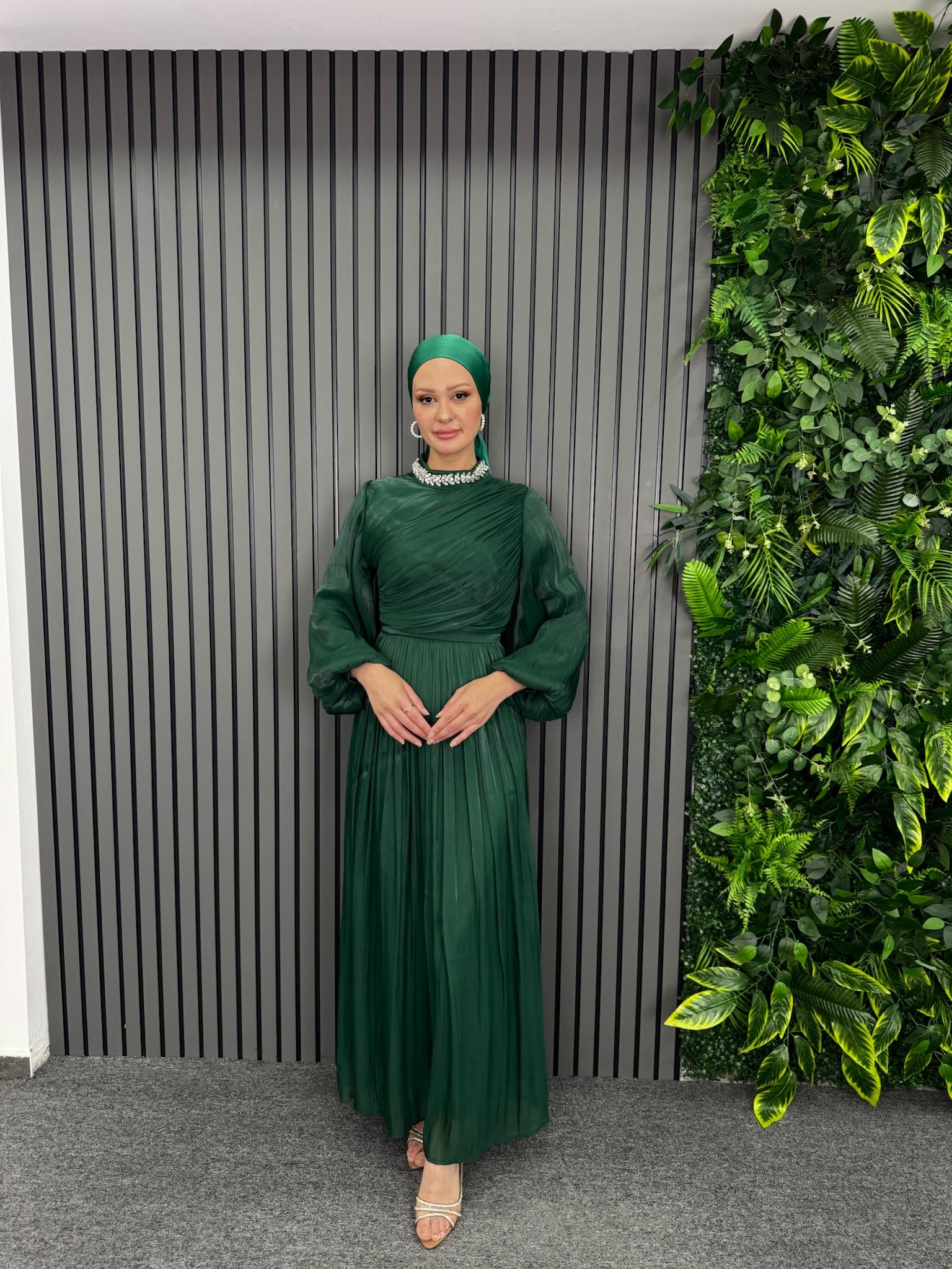 Abiye
Lalin Abiye Zümrüt Yeşil