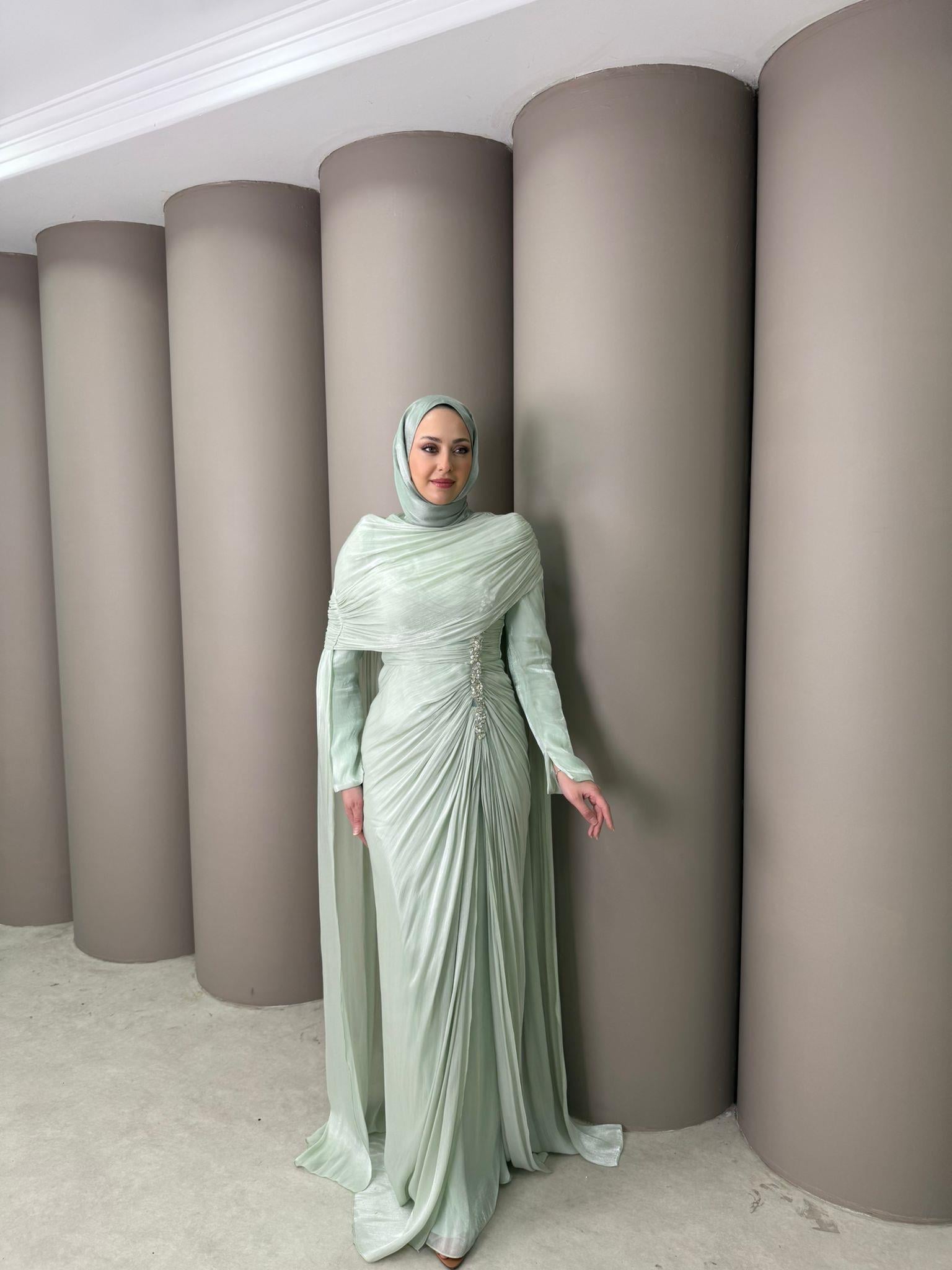 Abiye
Lizay Abiye Mint Yeşil