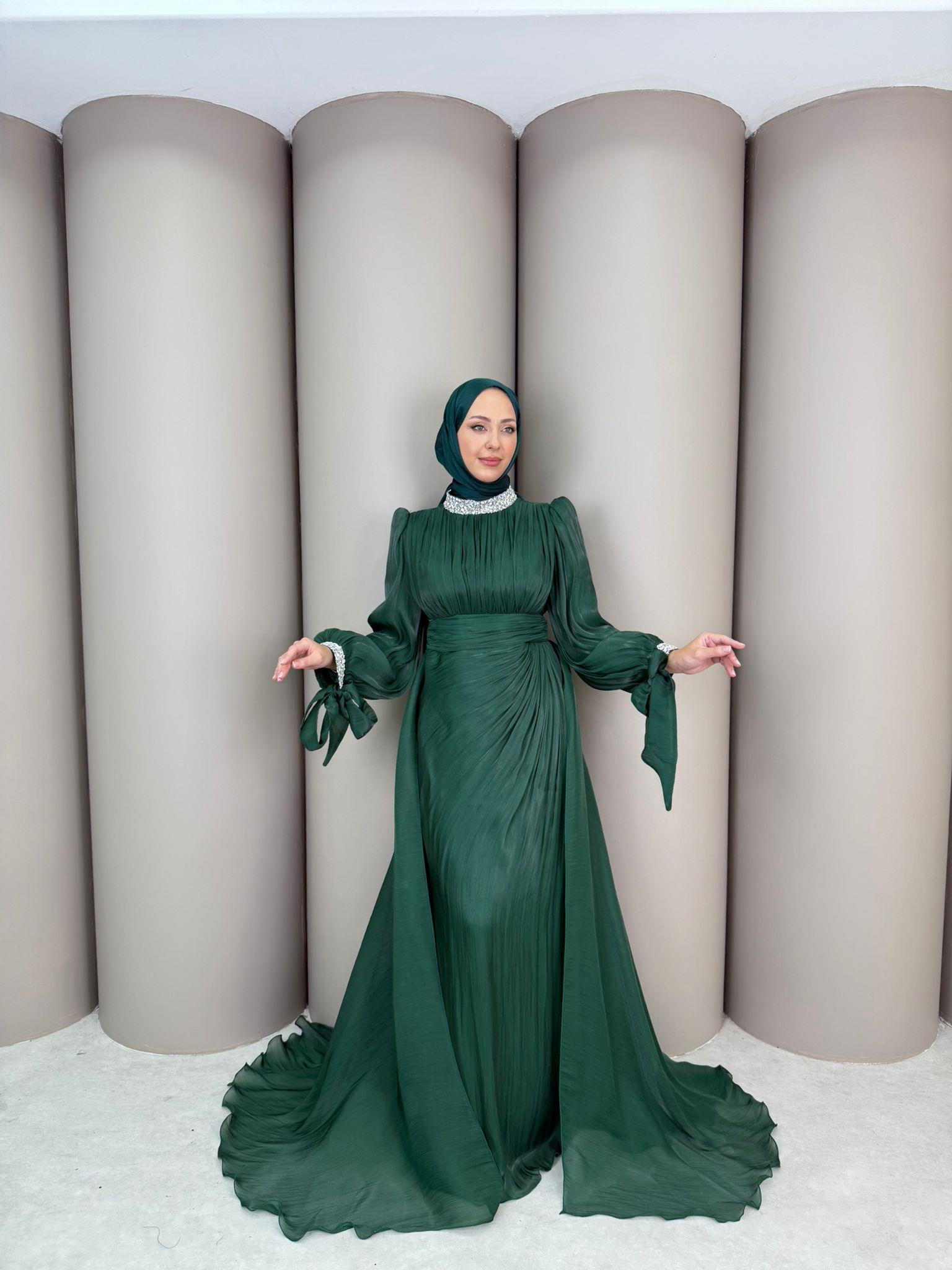 Abiye
Mimoza Abiye Zümrüt Yeşil