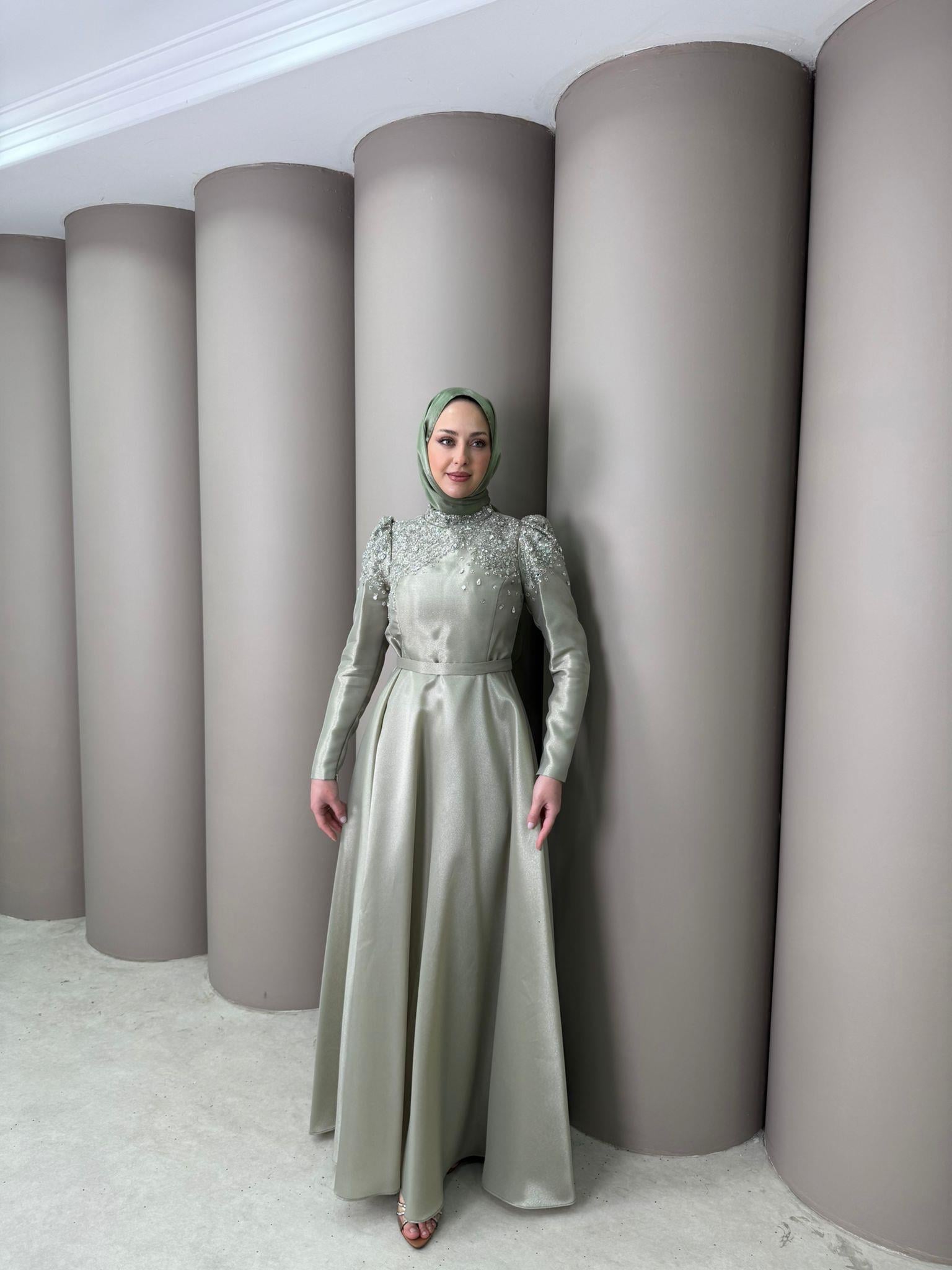 Abiye
Pera Elbise Çağla Yeşil