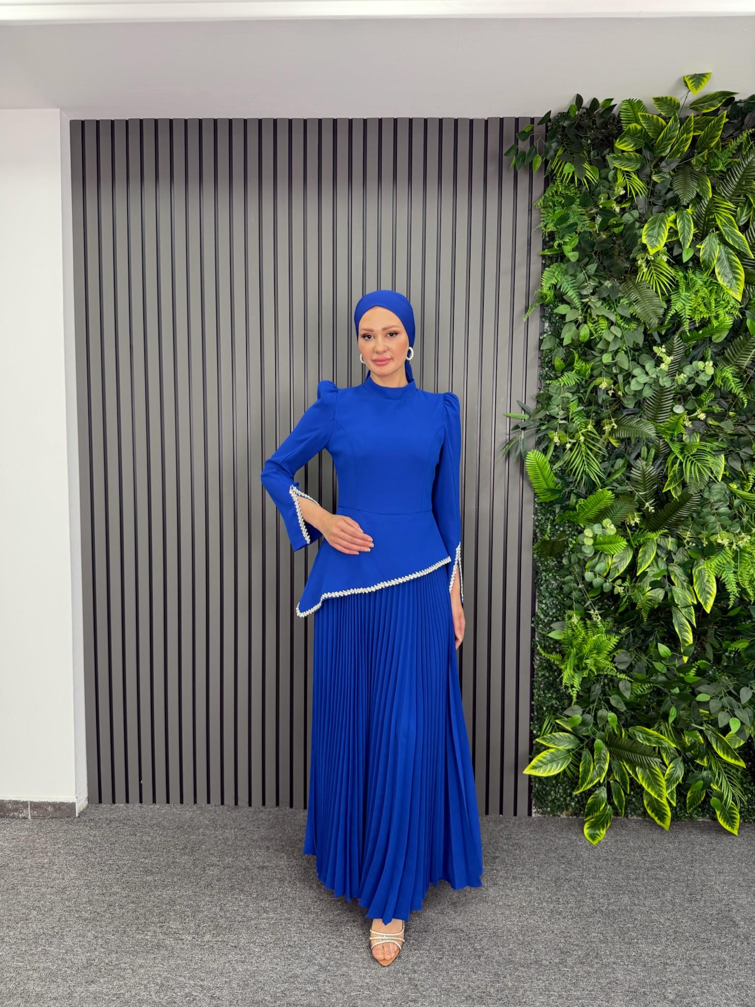 Abiye
Sude Abiye Saks Mavi