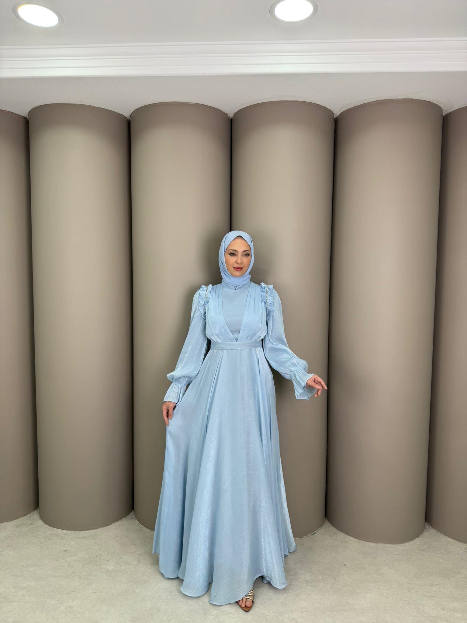 Abiye
Yağmur Abiye Bebe Mavisi